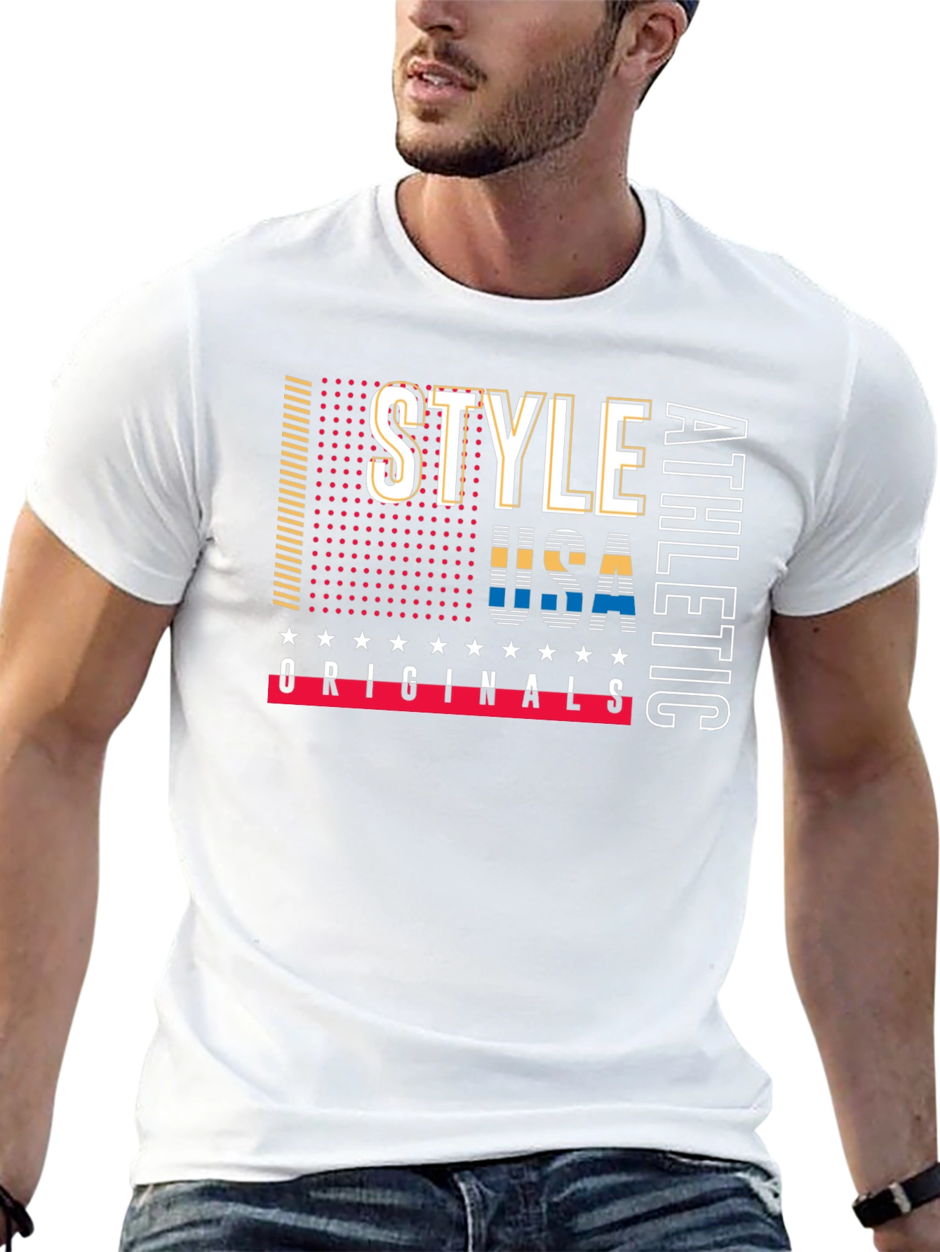 Style USA Athletic Originals Black T-Shirt