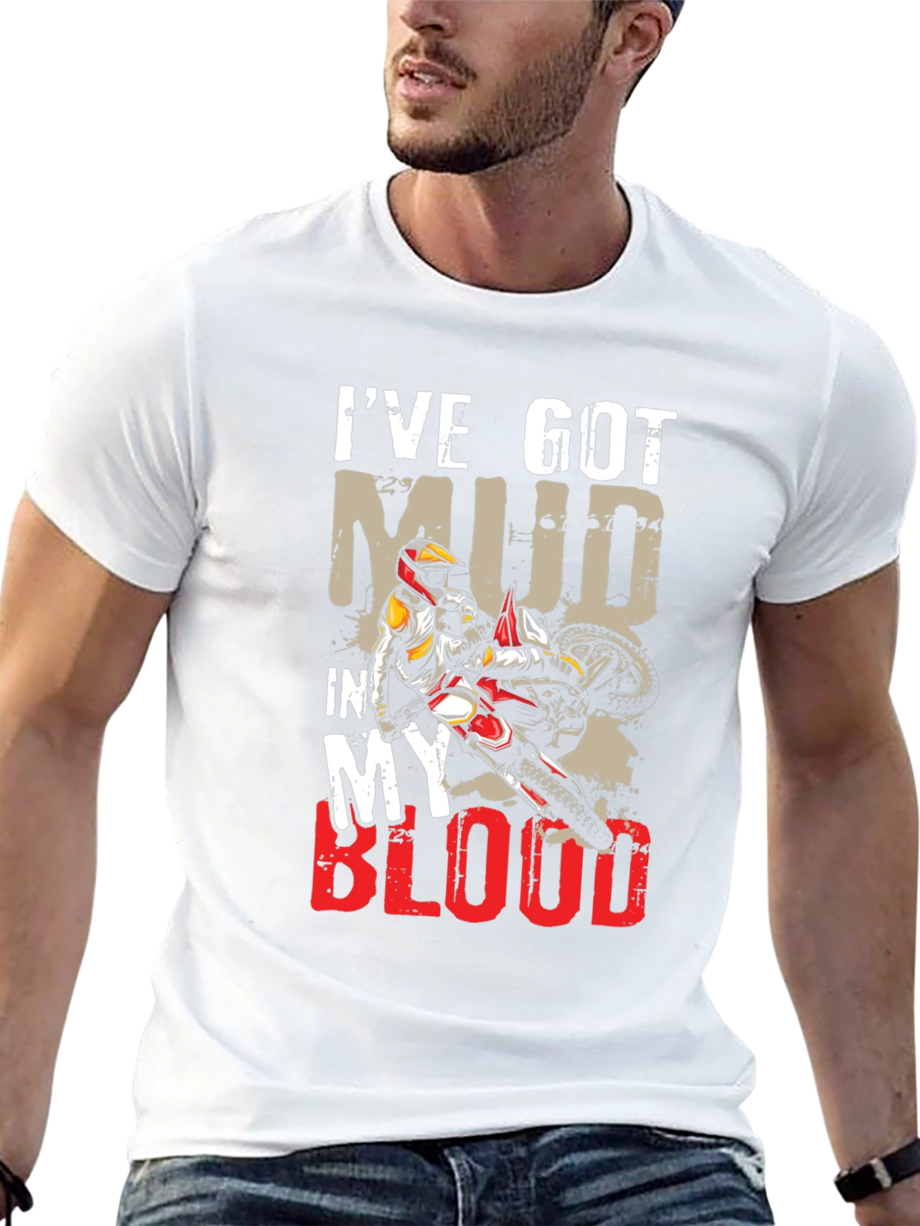 Mud In My Blood Motocross T-Shirt
