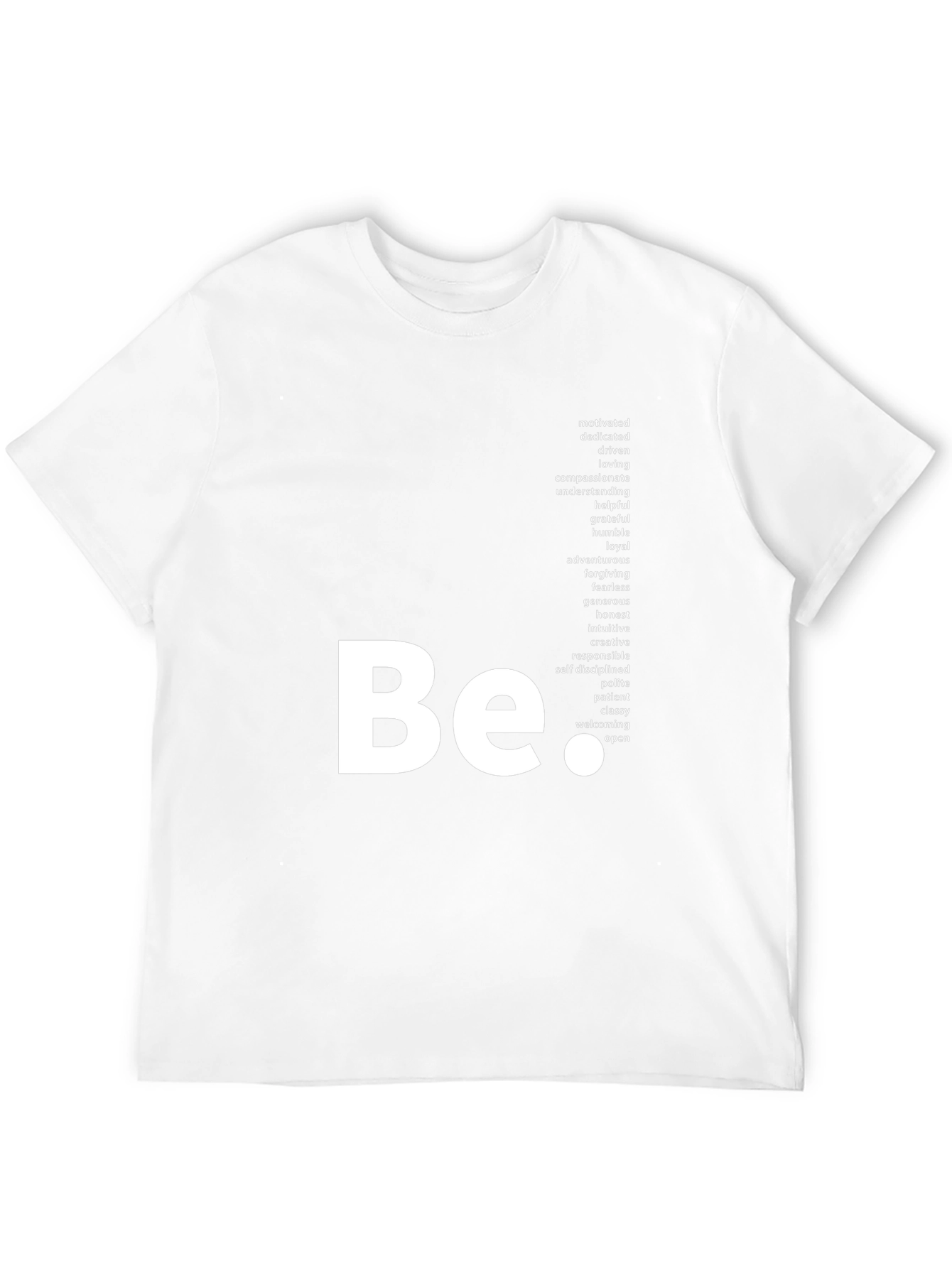 Be Positive Graphic Tee - Black T-Shirt