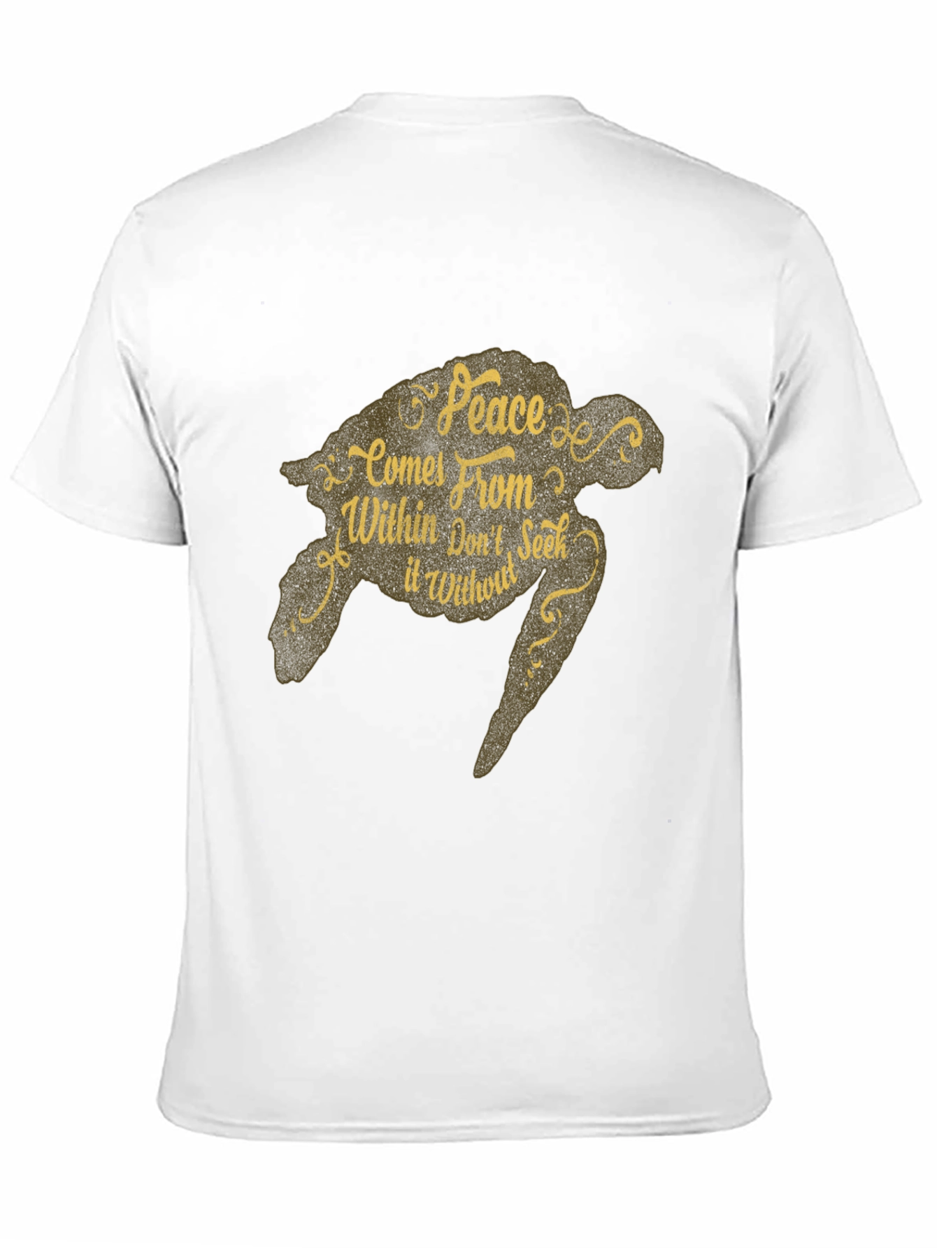 Peace Within Turtle Graphic T-Shirt