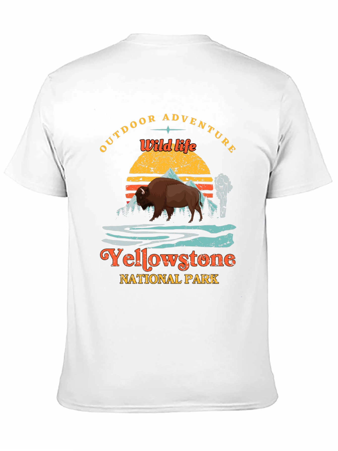 Yellowstone National Park Wildlife Adventure T-Shirt