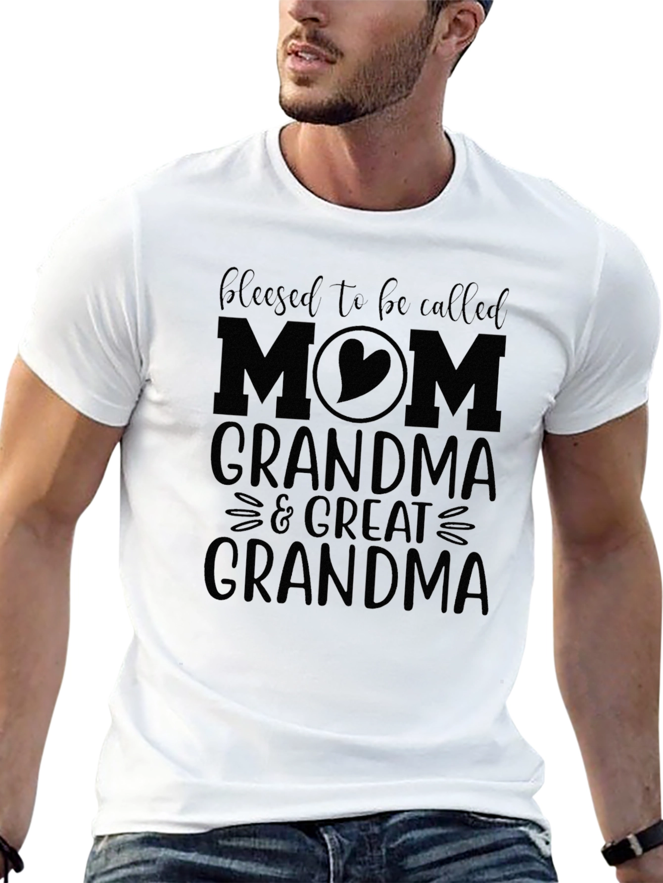 Blessed Mom Grandma & Great Grandma Graphic Tee