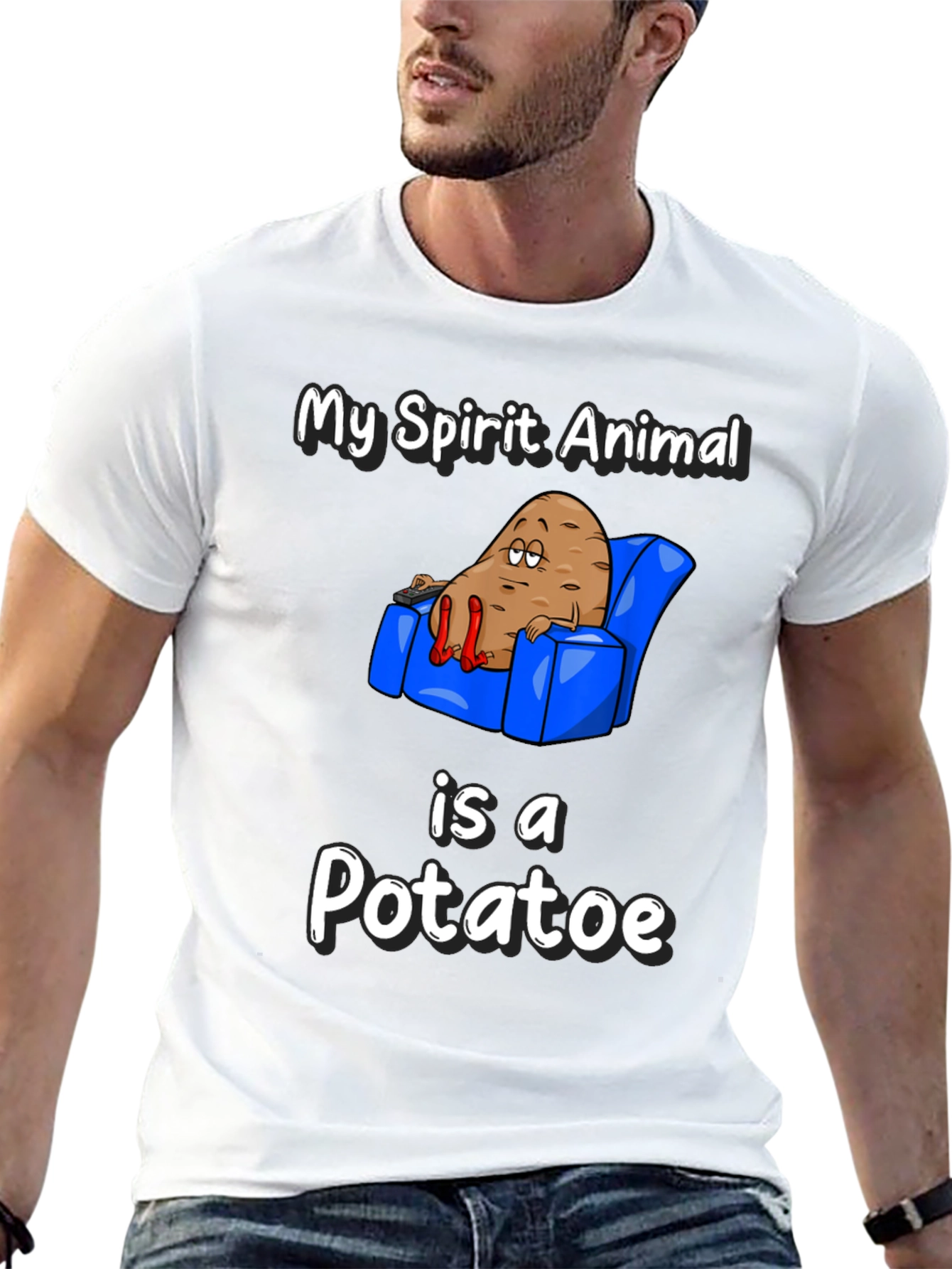My Spirit Animal Potato Graphic Tee - Relaxed Fit