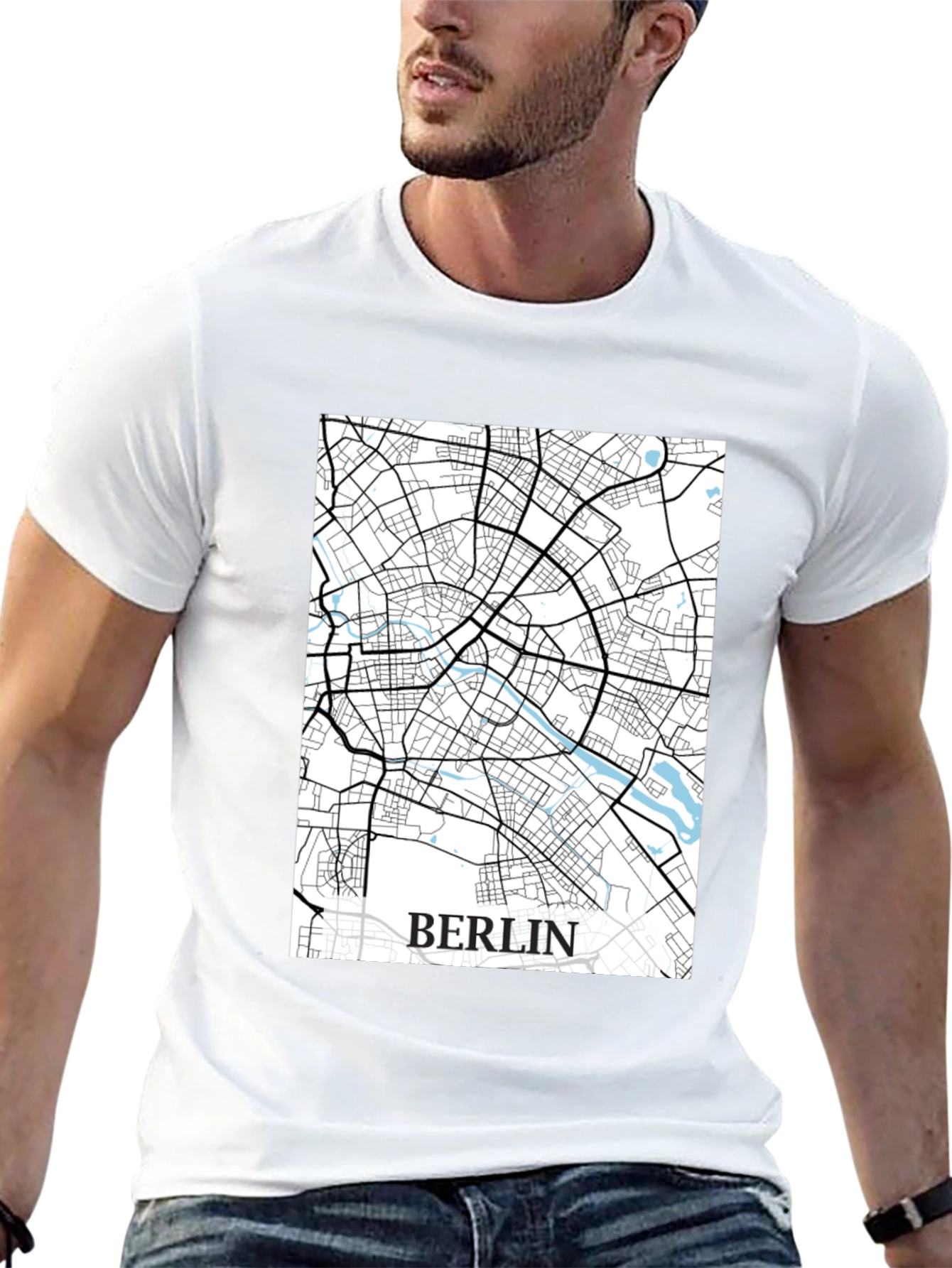 Berlin City Map T-Shirt - Unisex Graphic Tee