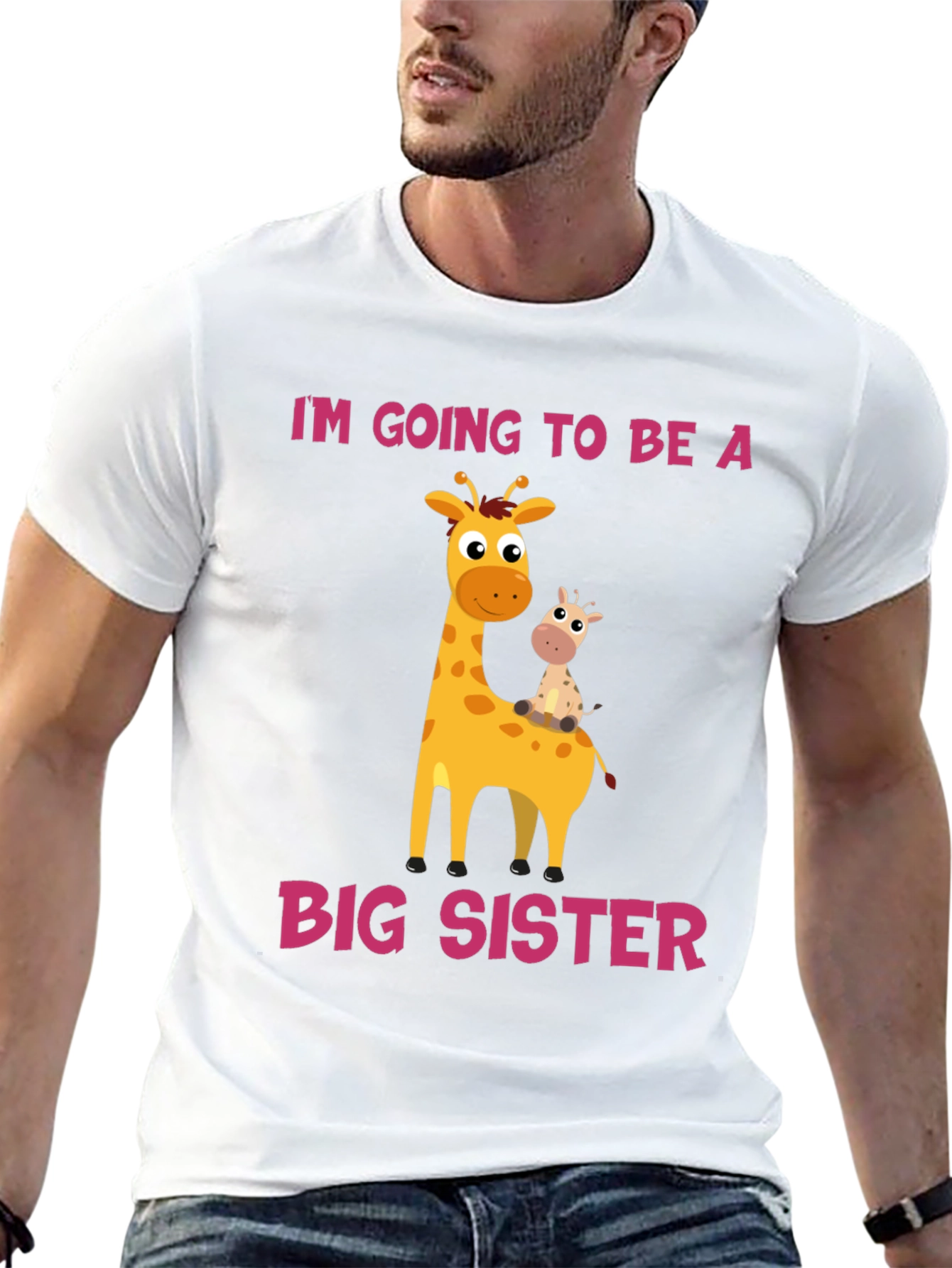 Im Going To Be A Big Sister Giraffe T-Shirt