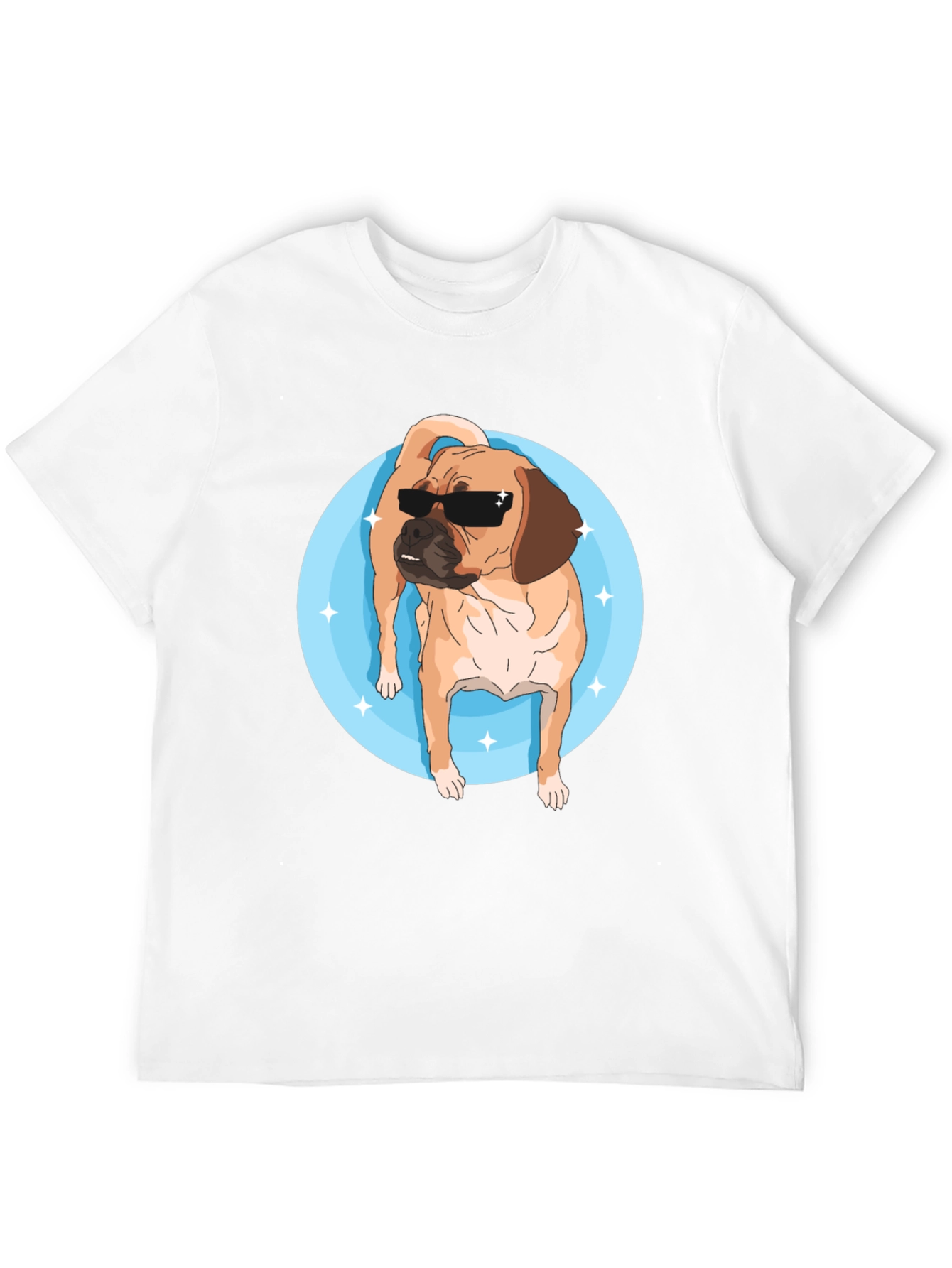 Cool Pug T-Shirt - Black Graphic Tee