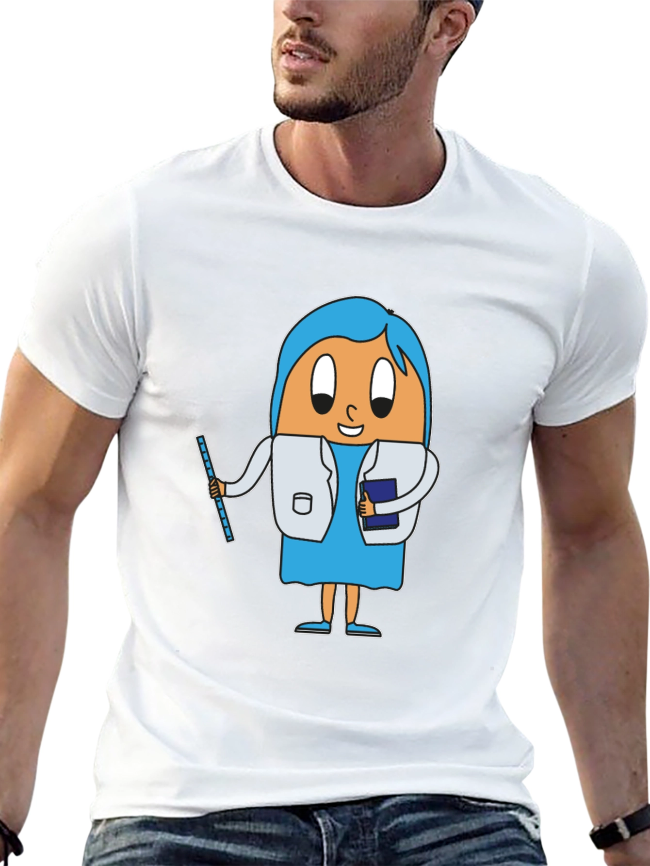 Egg Doctor T-Shirt - Funny Cartoon Medical Tee