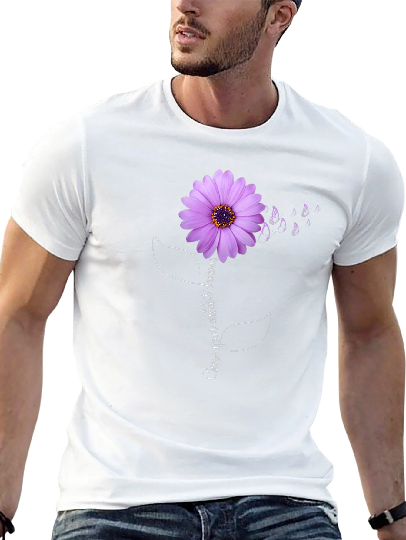Chase Your Wildest Dreams Flower T-Shirt