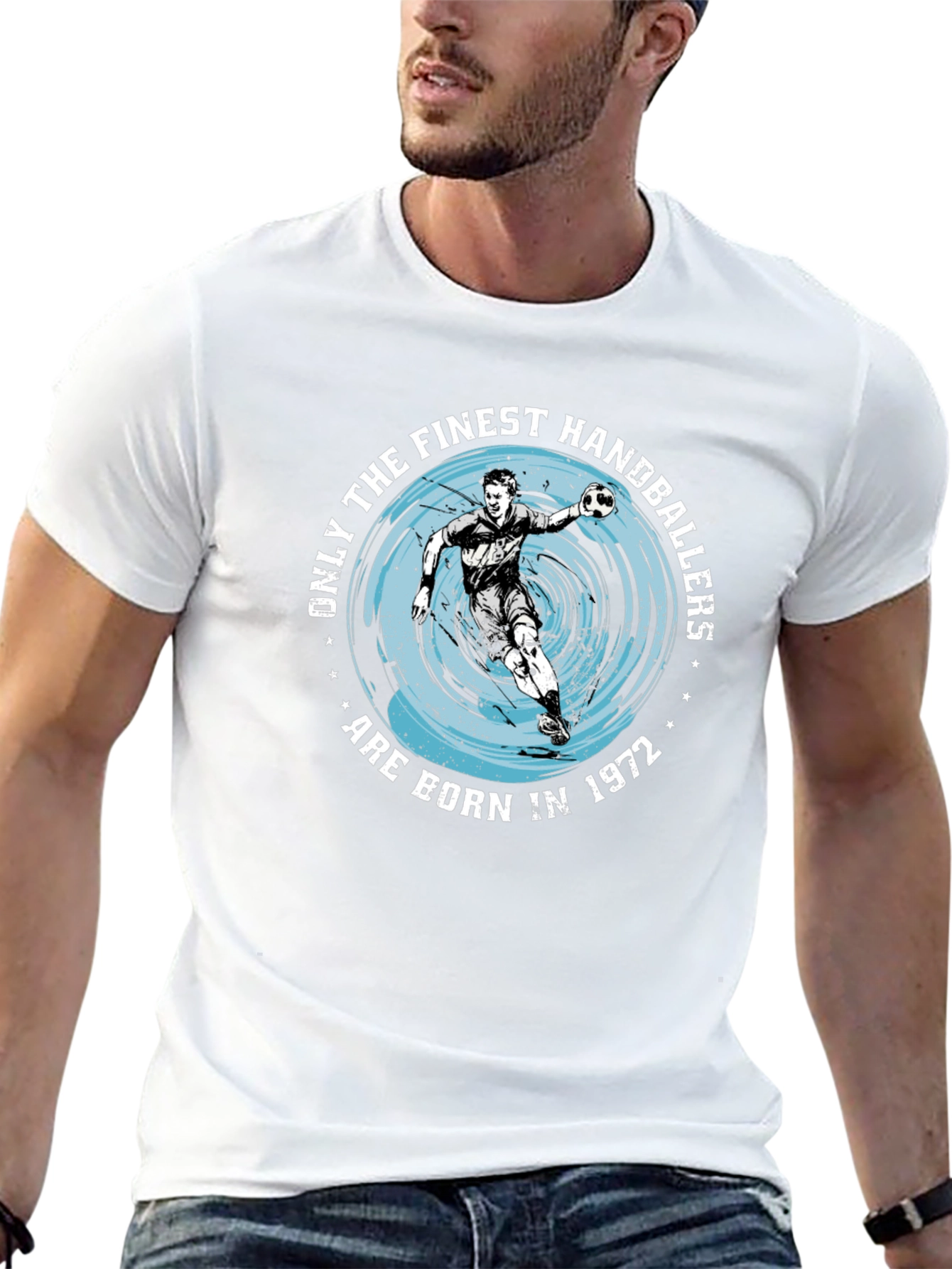 Finest Handballers Born in 1972 Graphic T-Shirt