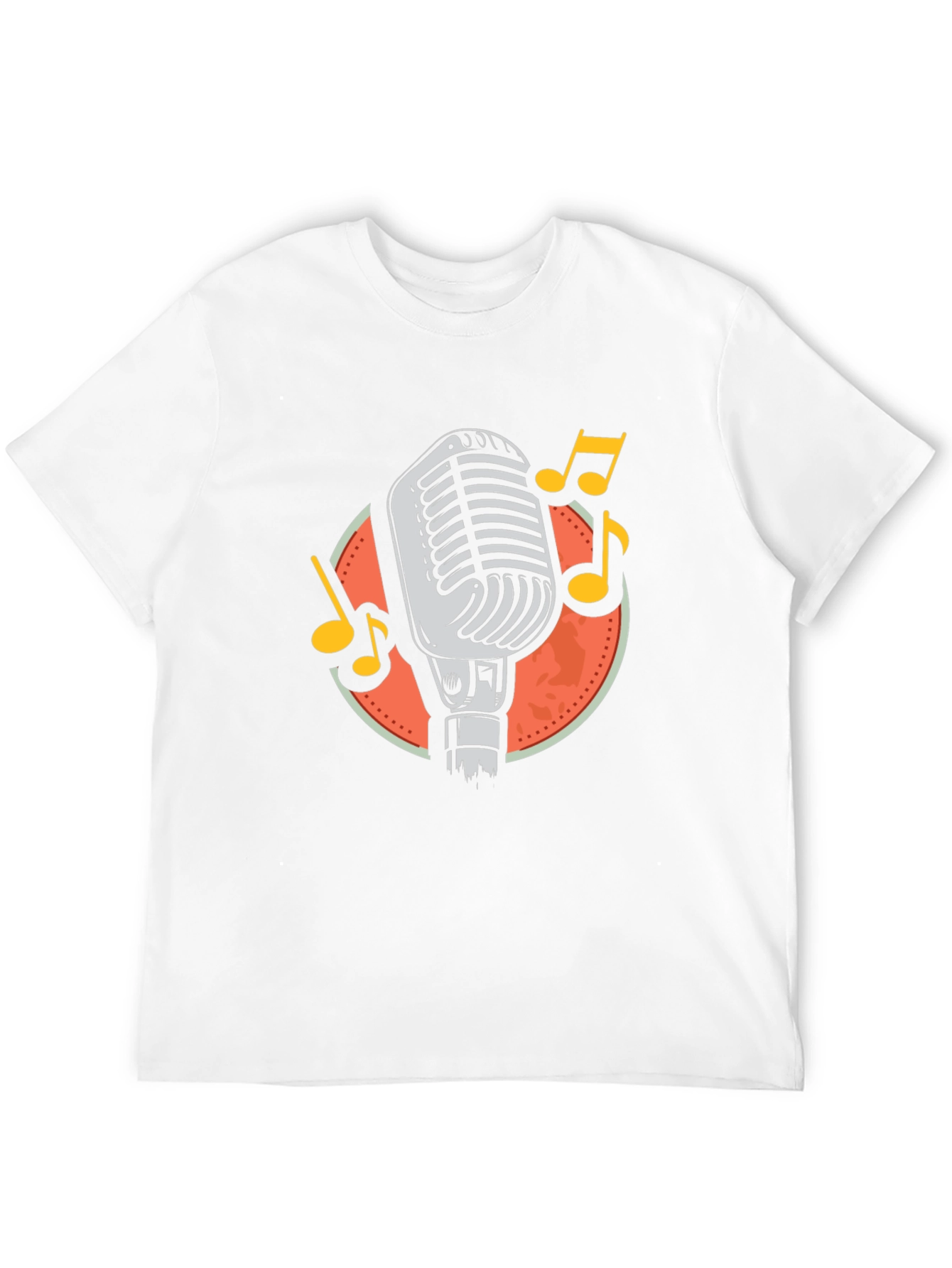 Retro Microphone Graphic Tee