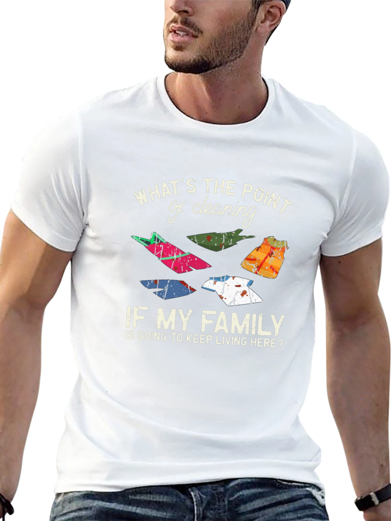 Funny Cleaning T-Shirt - Whats the Point?