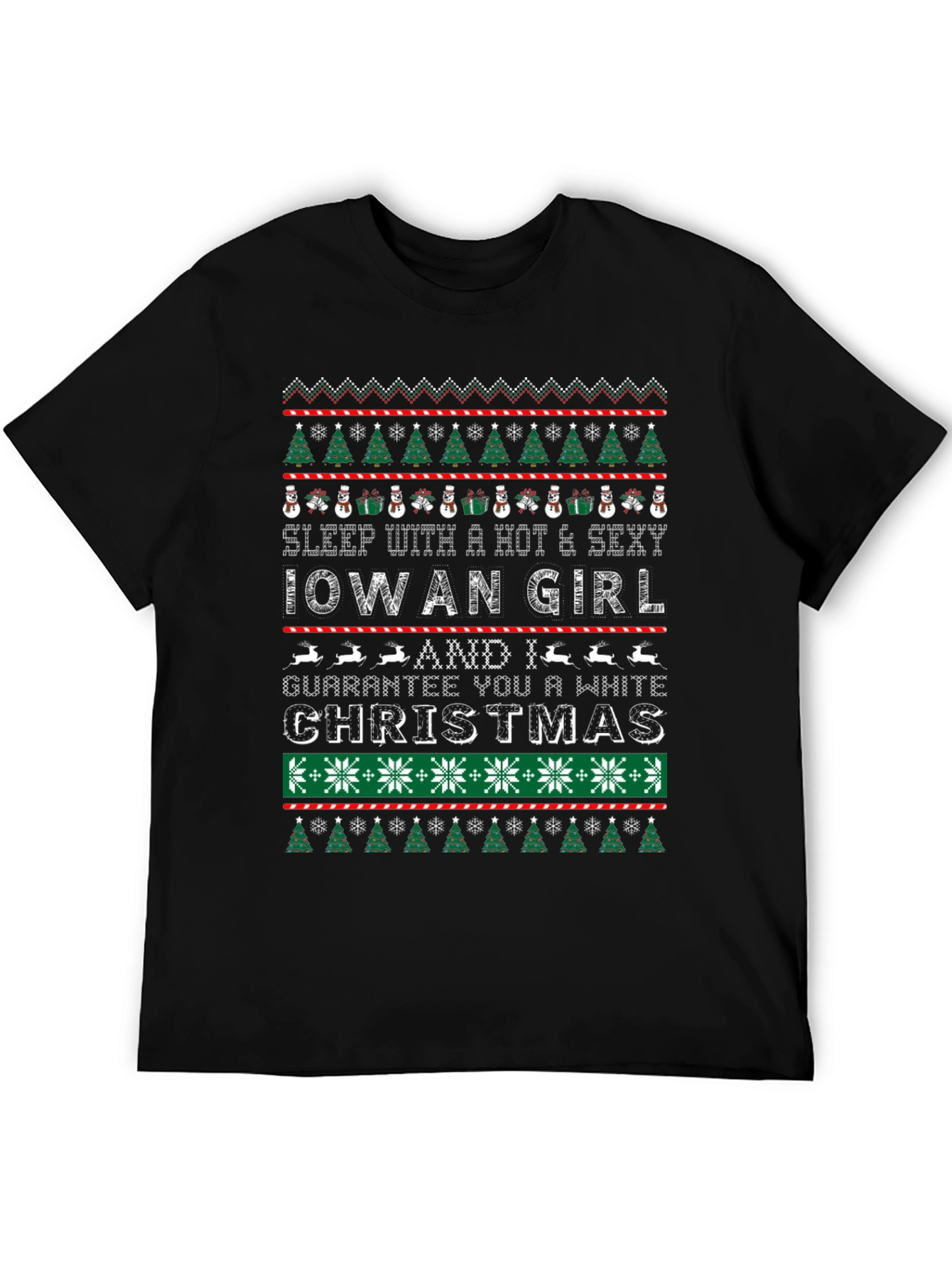 Iowan Girl Christmas T-Shirt
