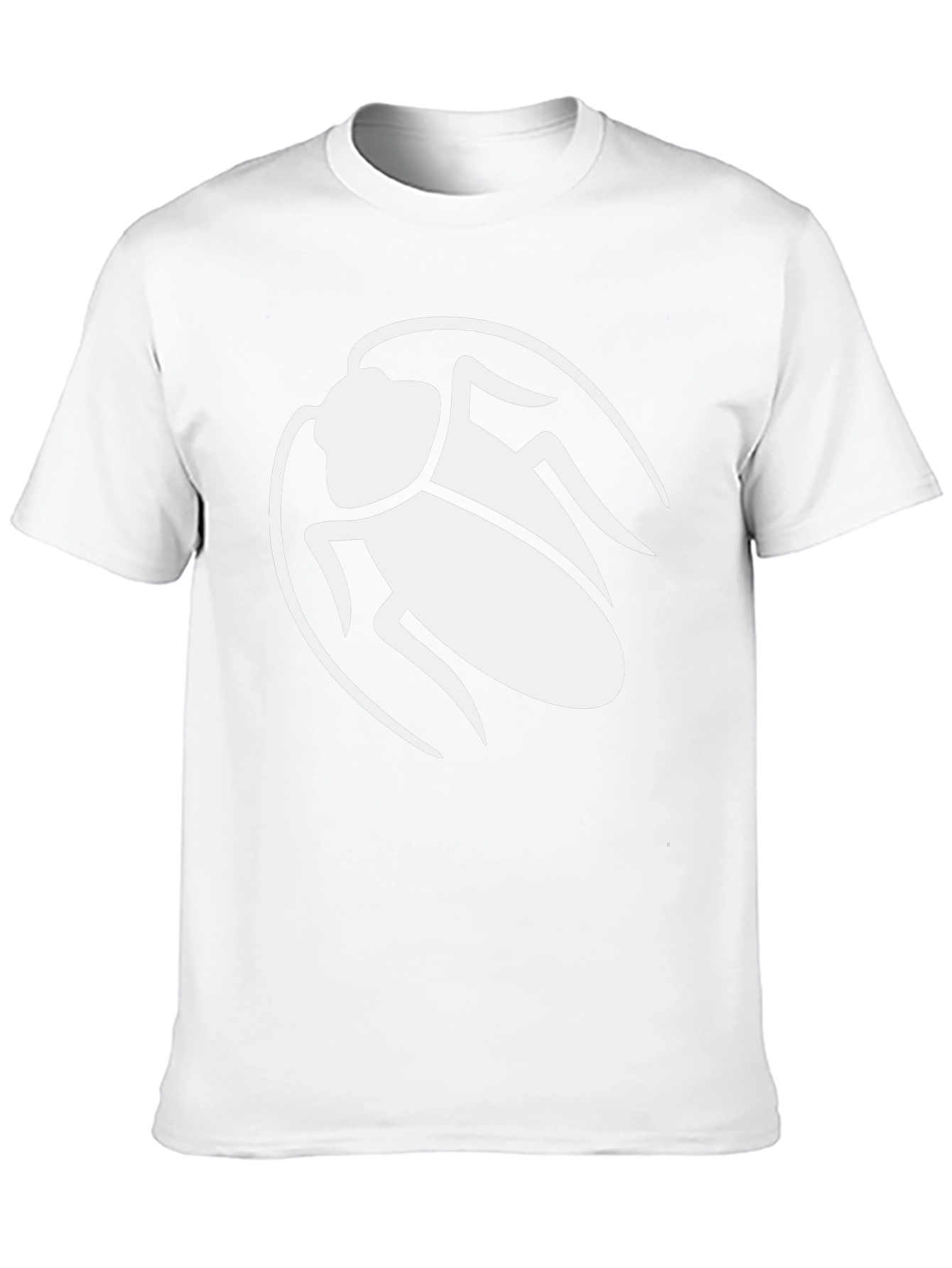 Bold Cockroach Graphic Tee - Black Cotton Blend