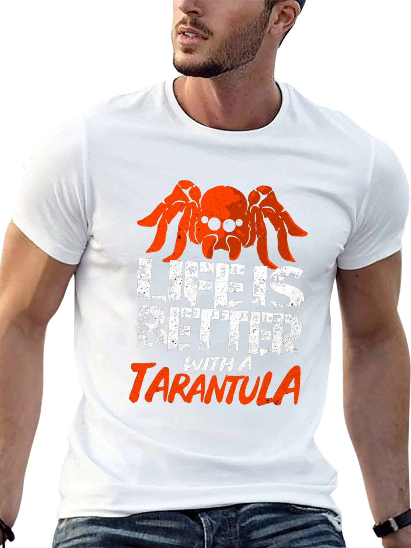 Life Is Better With A Tarantula Graphic T-Shirt
