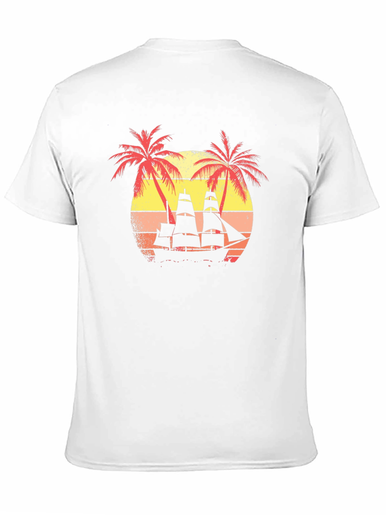 Retro Sunset Sailing T-Shirt