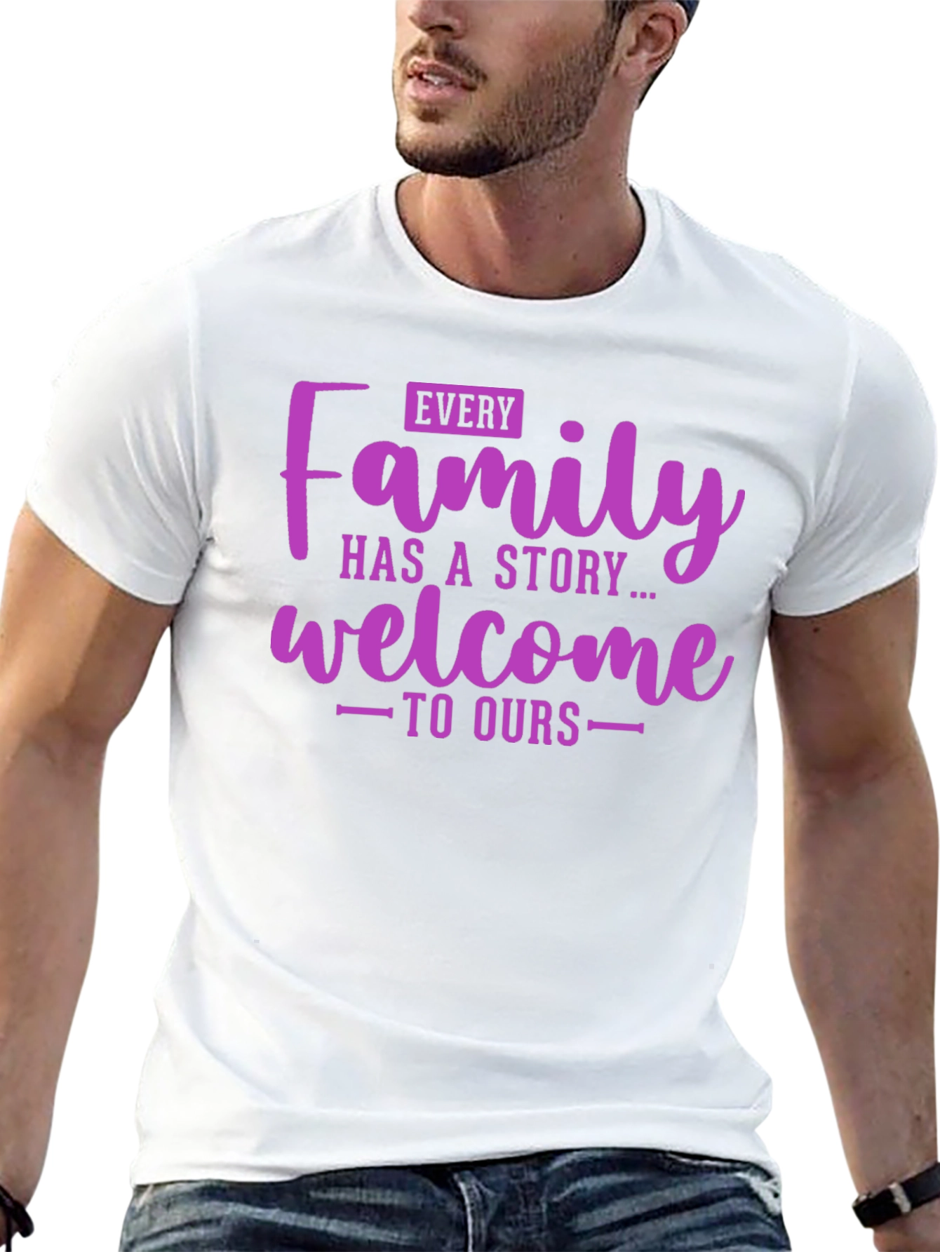 Family Story T-Shirt - Welcome to Ours Tee