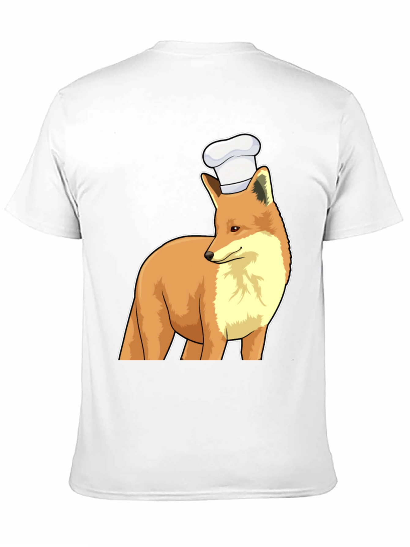 Chef Fox T-Shirt - Funny Animal Graphic Tee