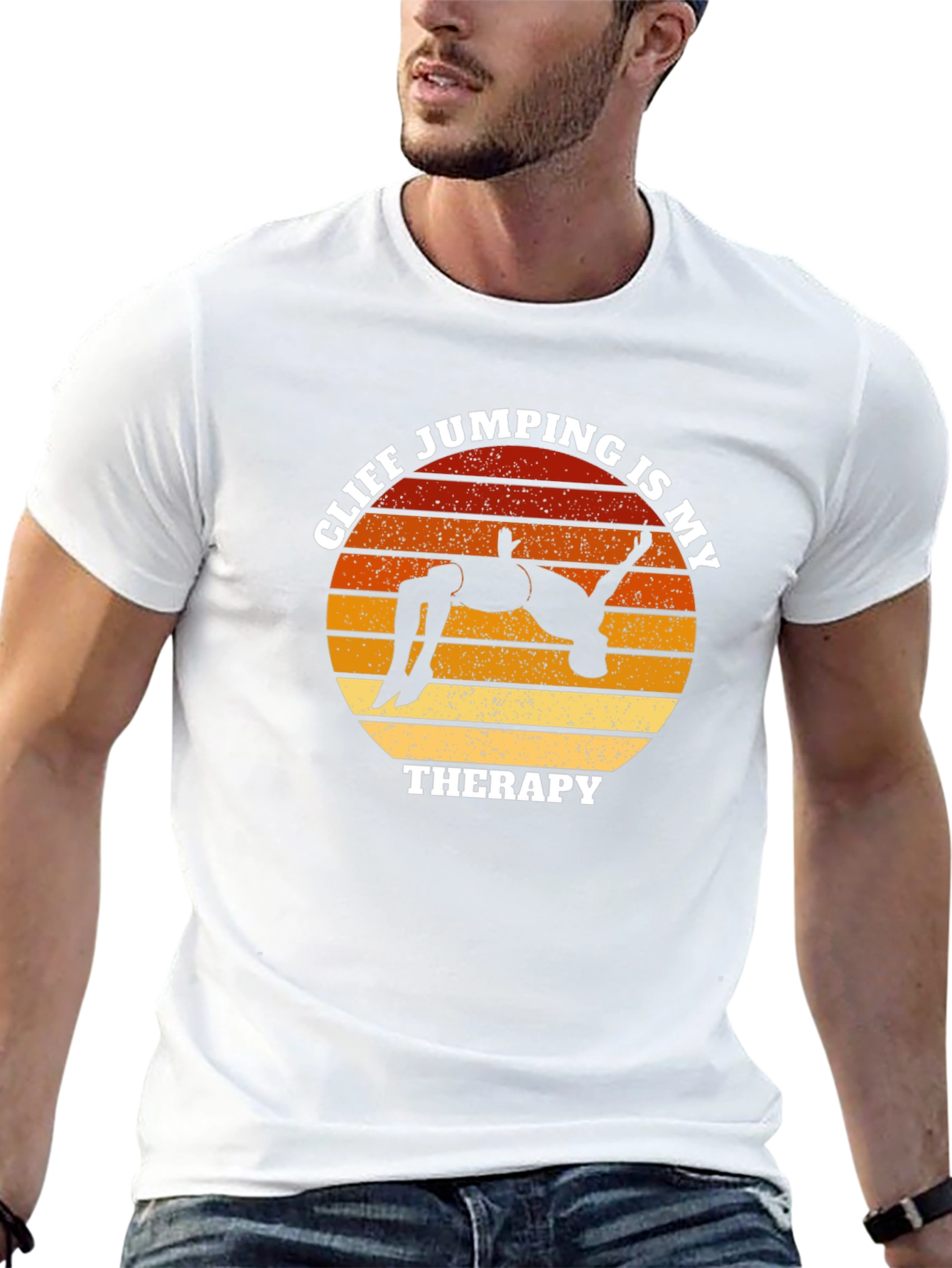 Cliff Jumping Therapy T-Shirt