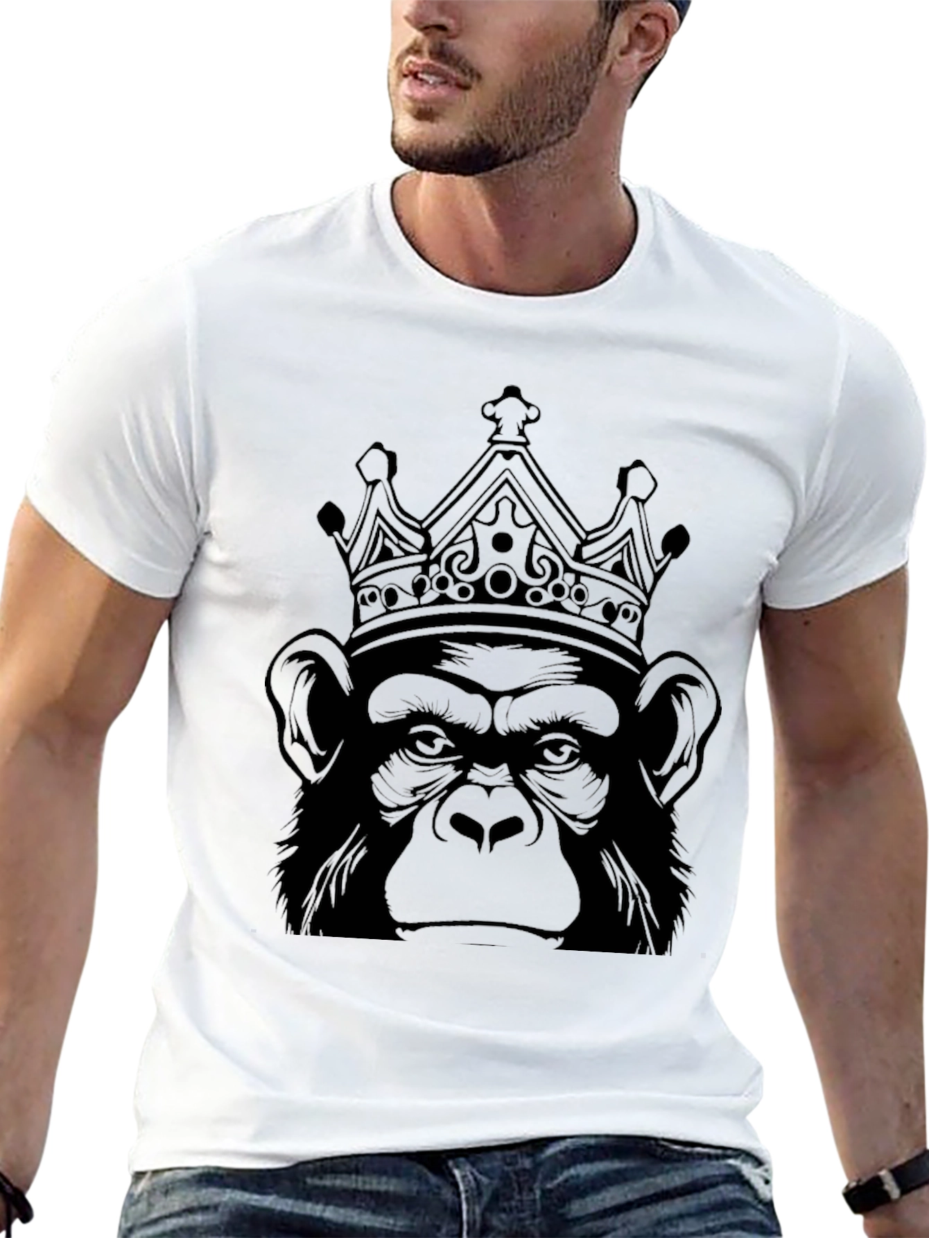 King Ape Graphic T-Shirt - Black