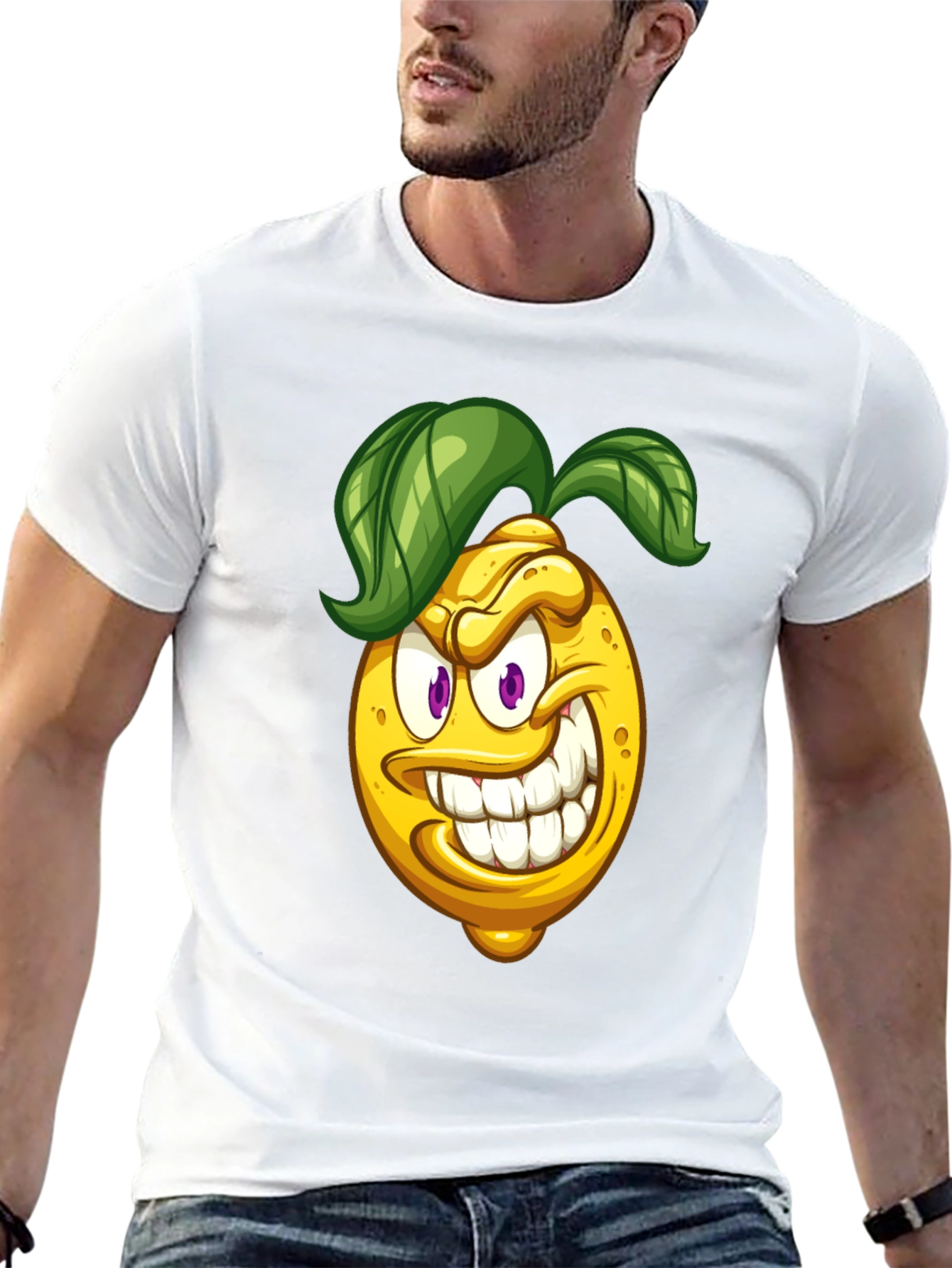 Cartoon Lemon Graphic Tee