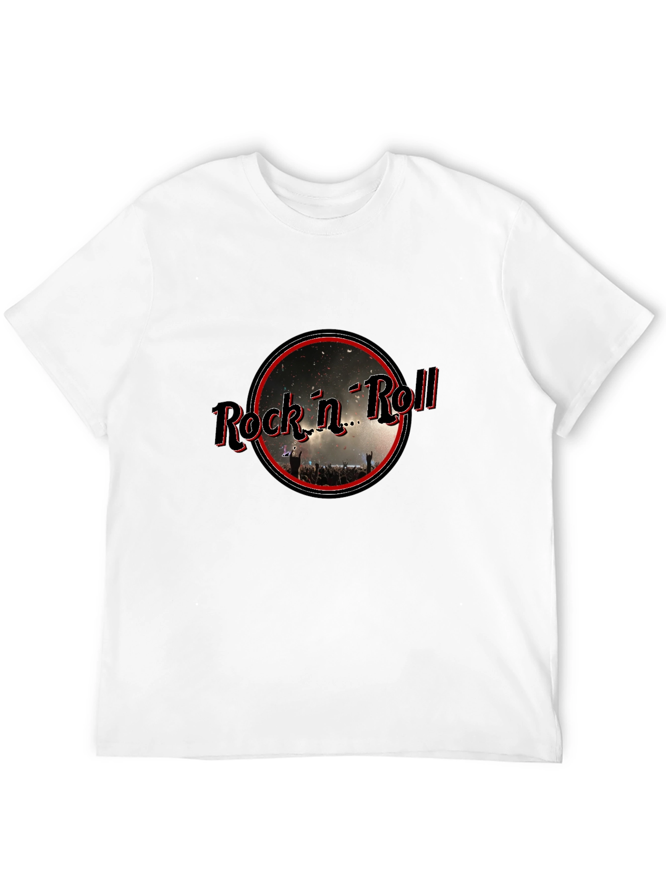 Rock n Roll Graphic Tee - Black