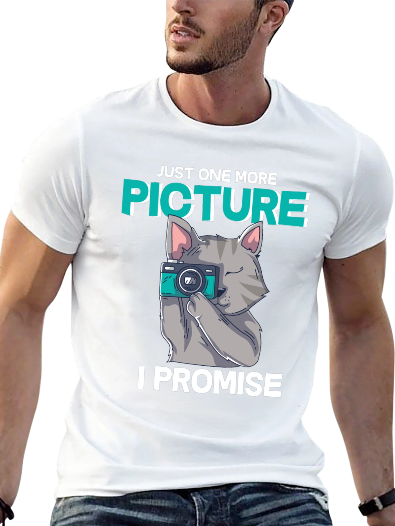 Just One More Picture Cat T-Shirt