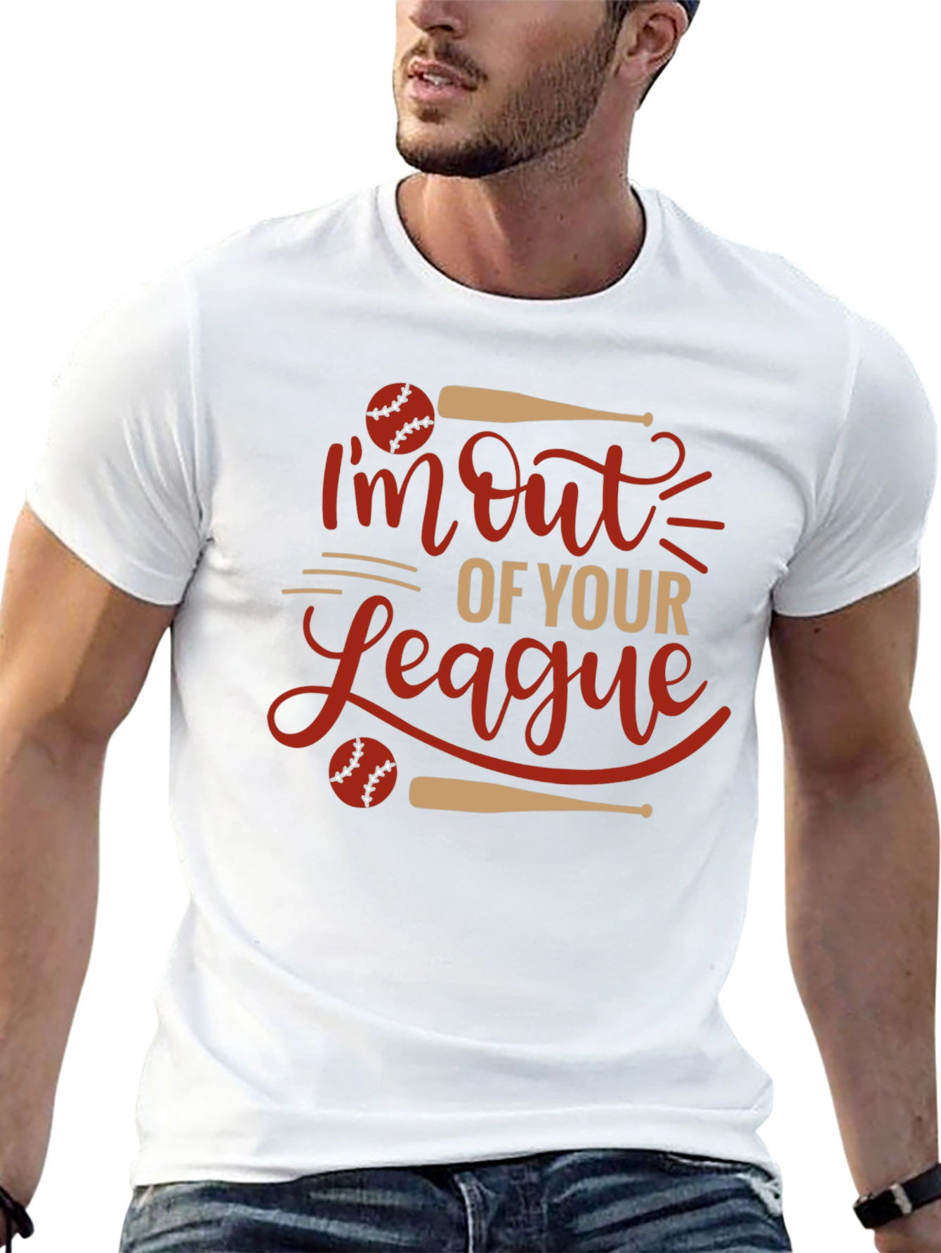 Out of Your League Baseball T-Shirt