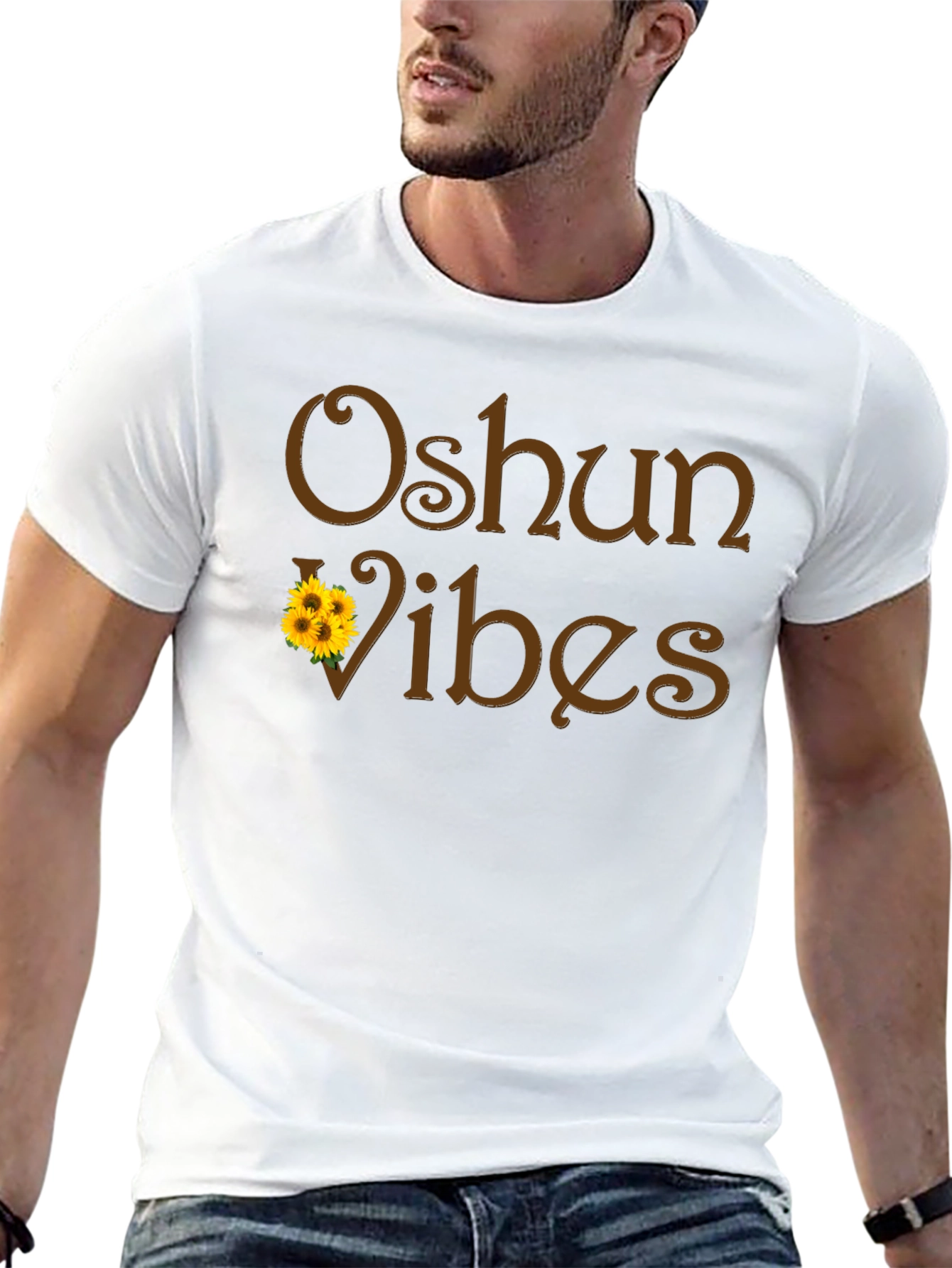 Oshun Vibes Black Graphic T-Shirt