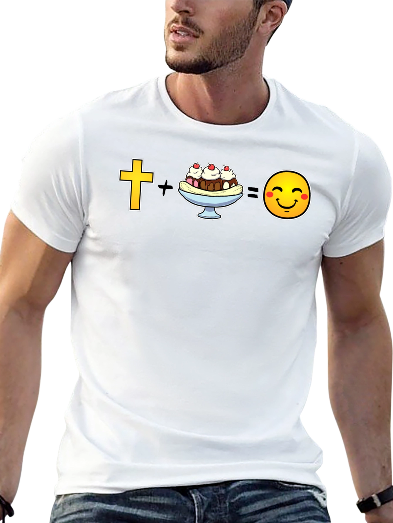 Christian Ice Cream = Happy T-Shirt