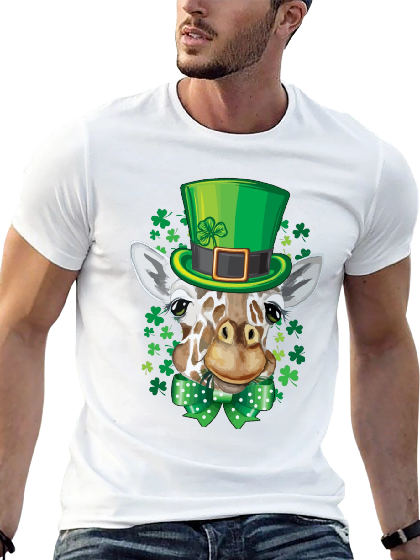 St. Patricks Day Giraffe T-Shirt