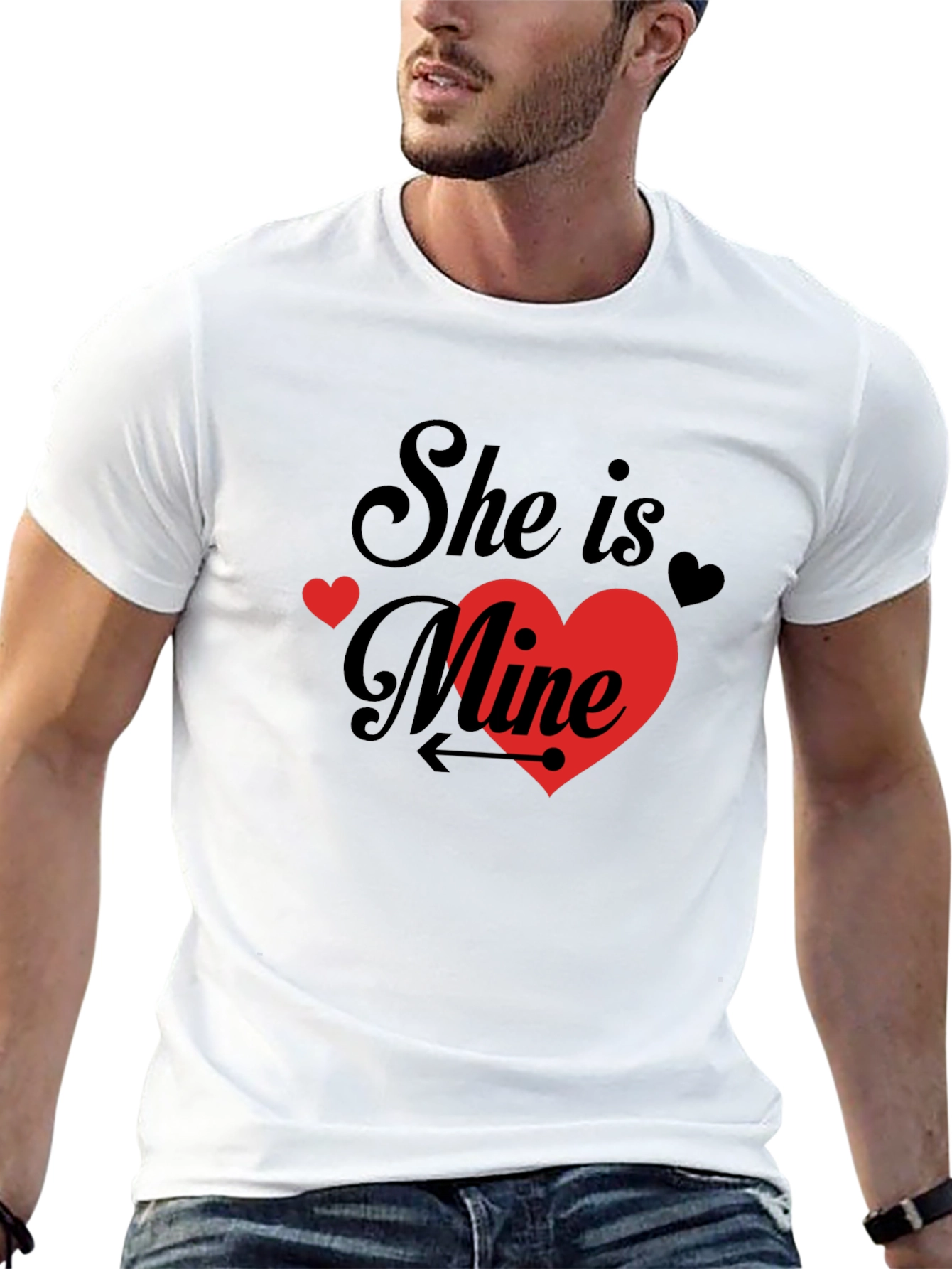 She is Mine T-Shirt: Valentines Day Gift