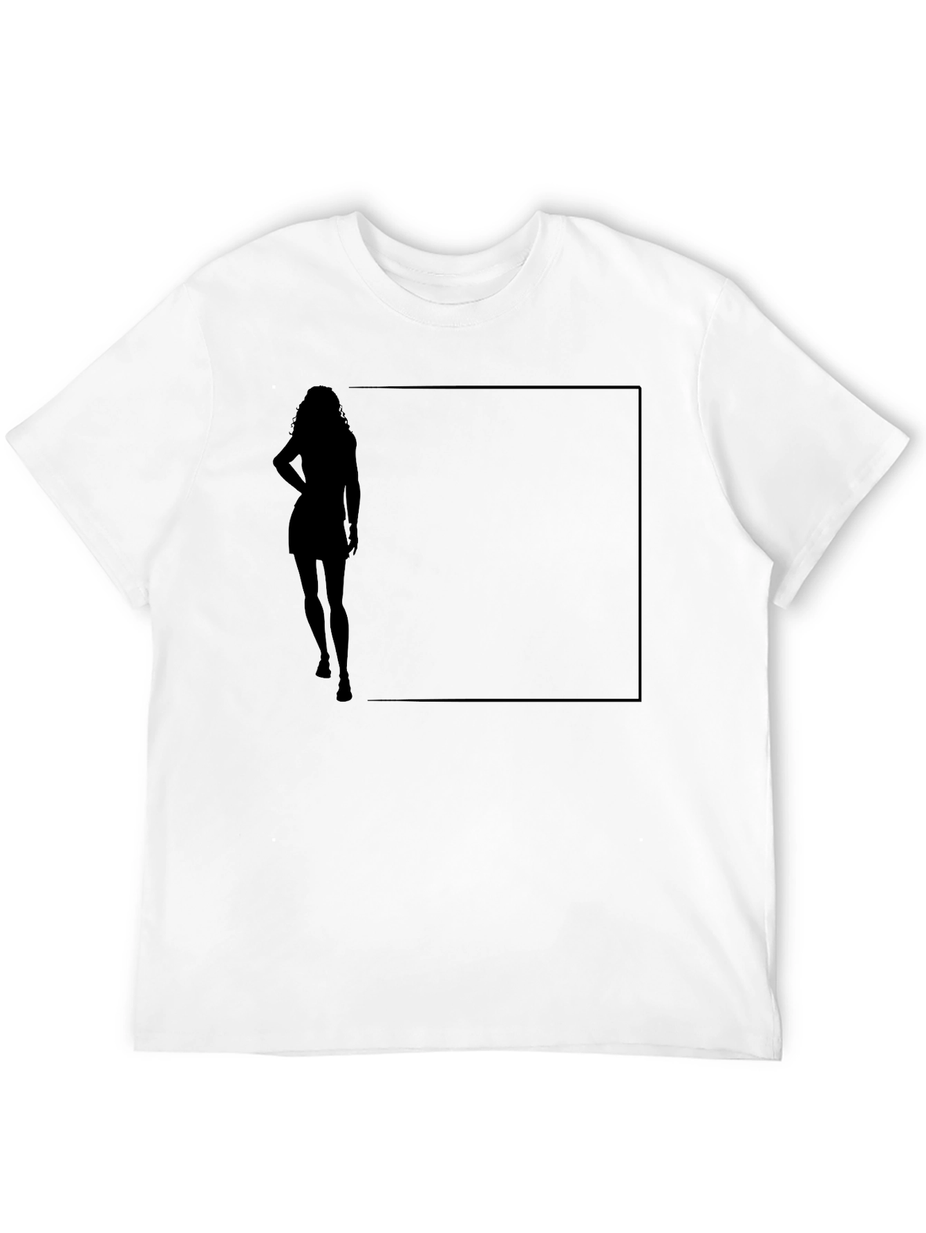 Black Silhouette Graphic Tee