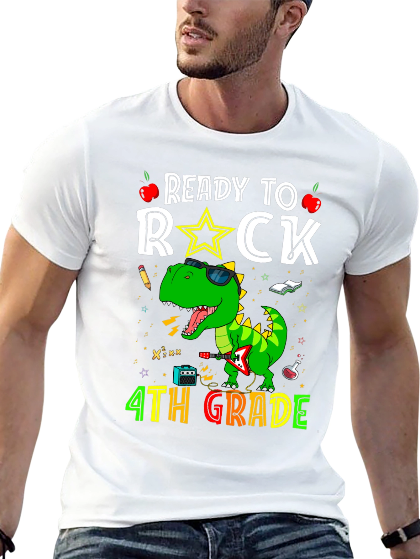 Ready to Rock 4th Grade T-Shirt