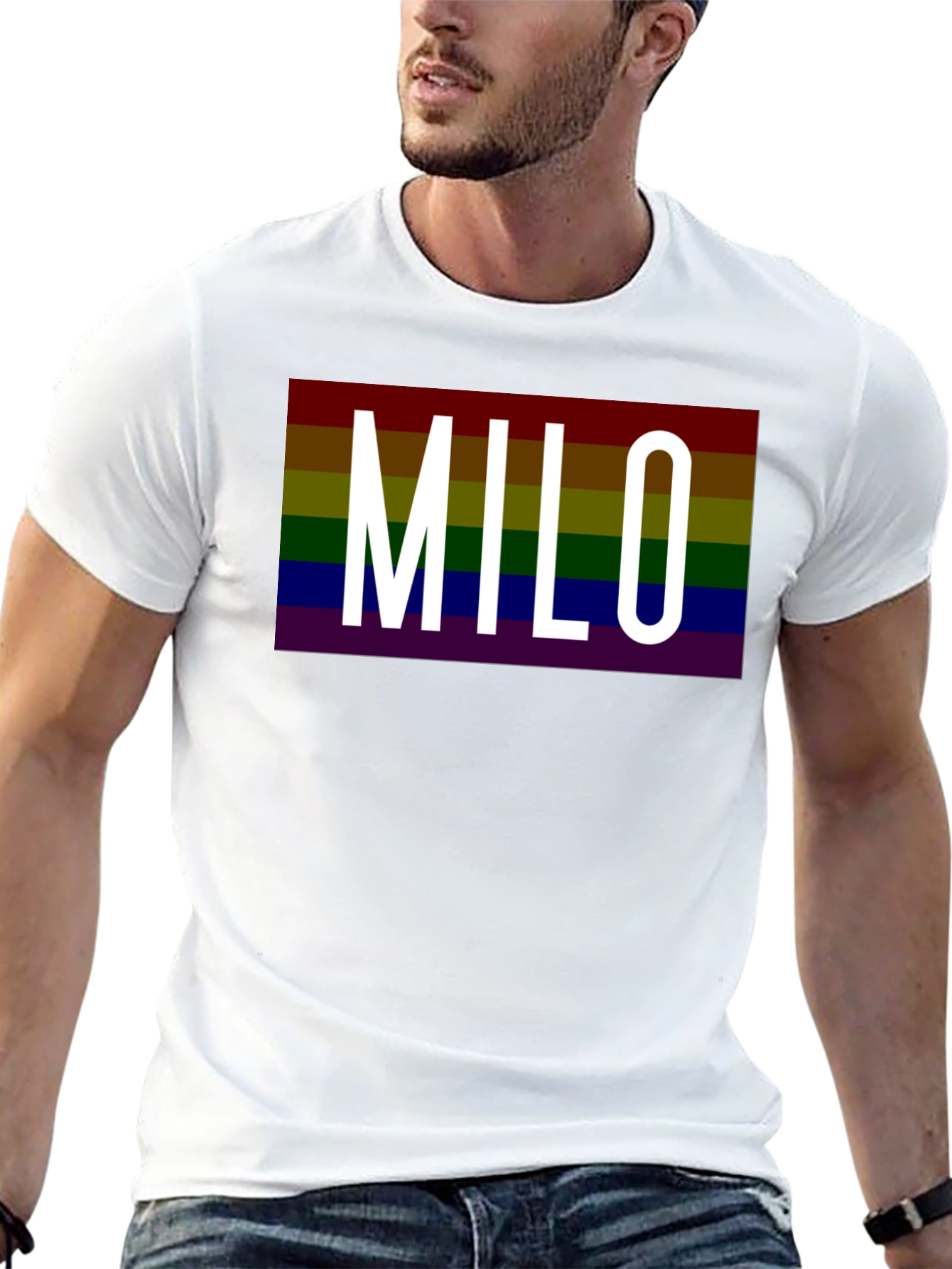 Milo Rainbow Pride T-Shirt - Bold LGBT Graphic Tee