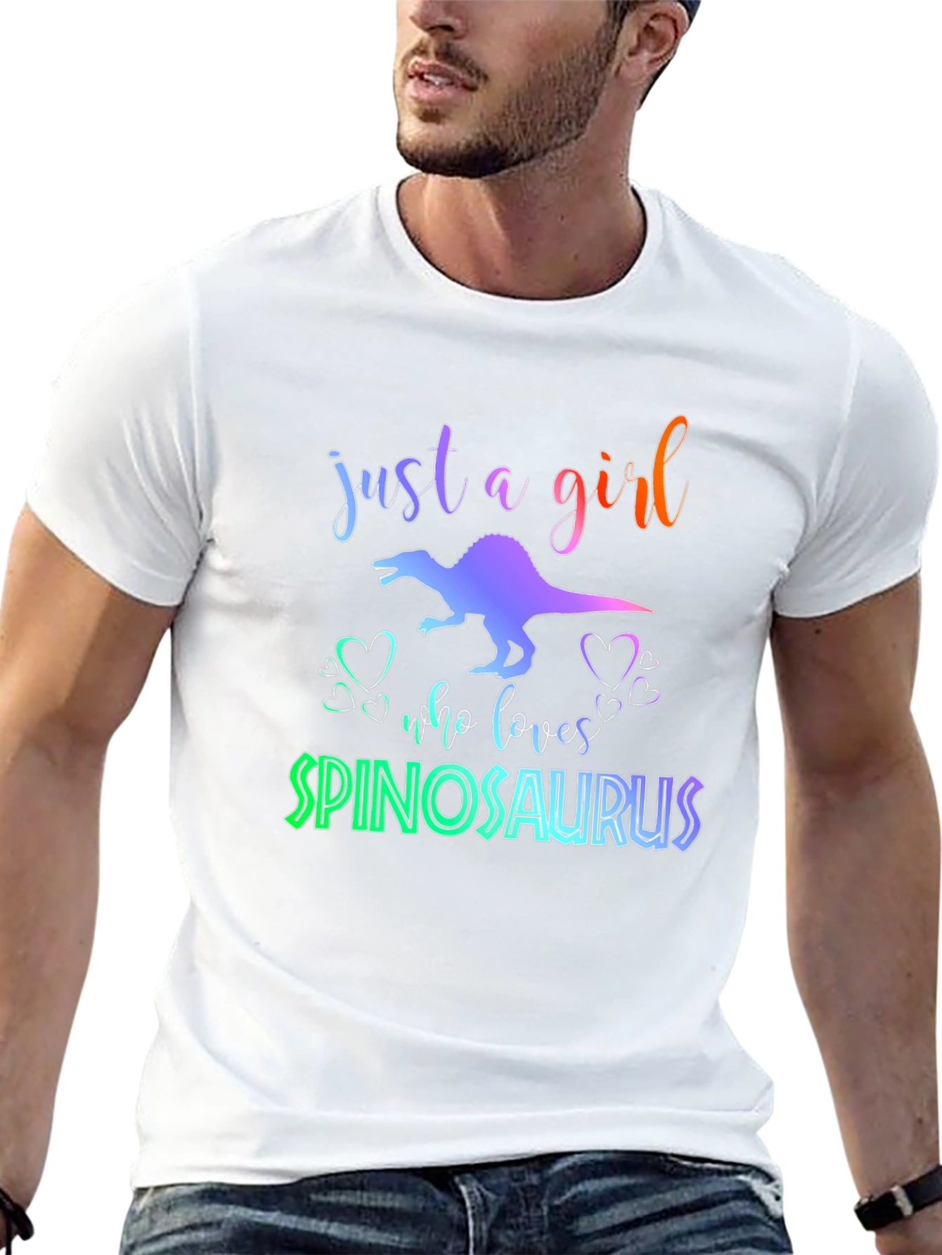 Spinosaurus Girls T-Shirt - Dinosaur Lover Tee