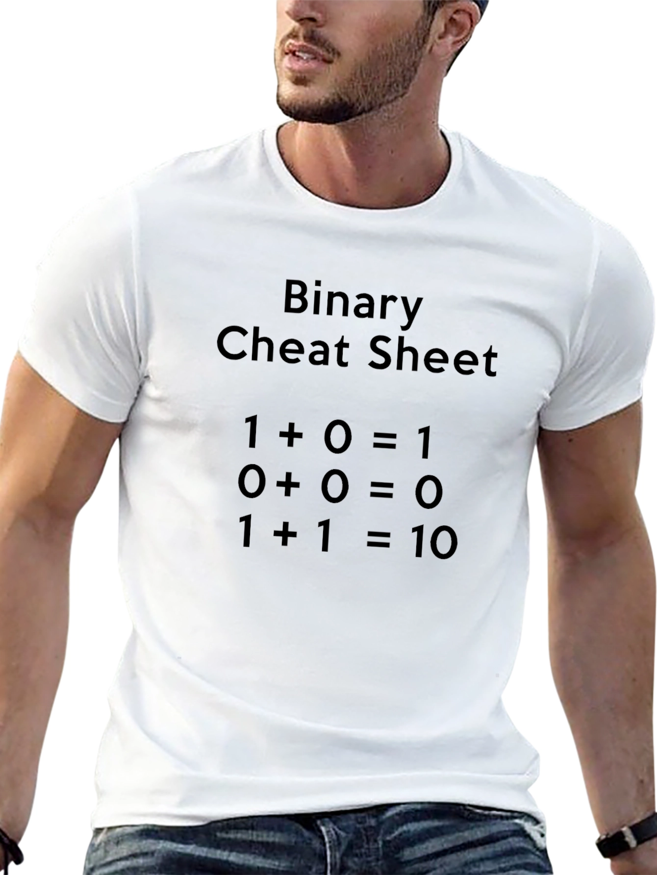 Binary Cheat Sheet Graphic T-Shirt