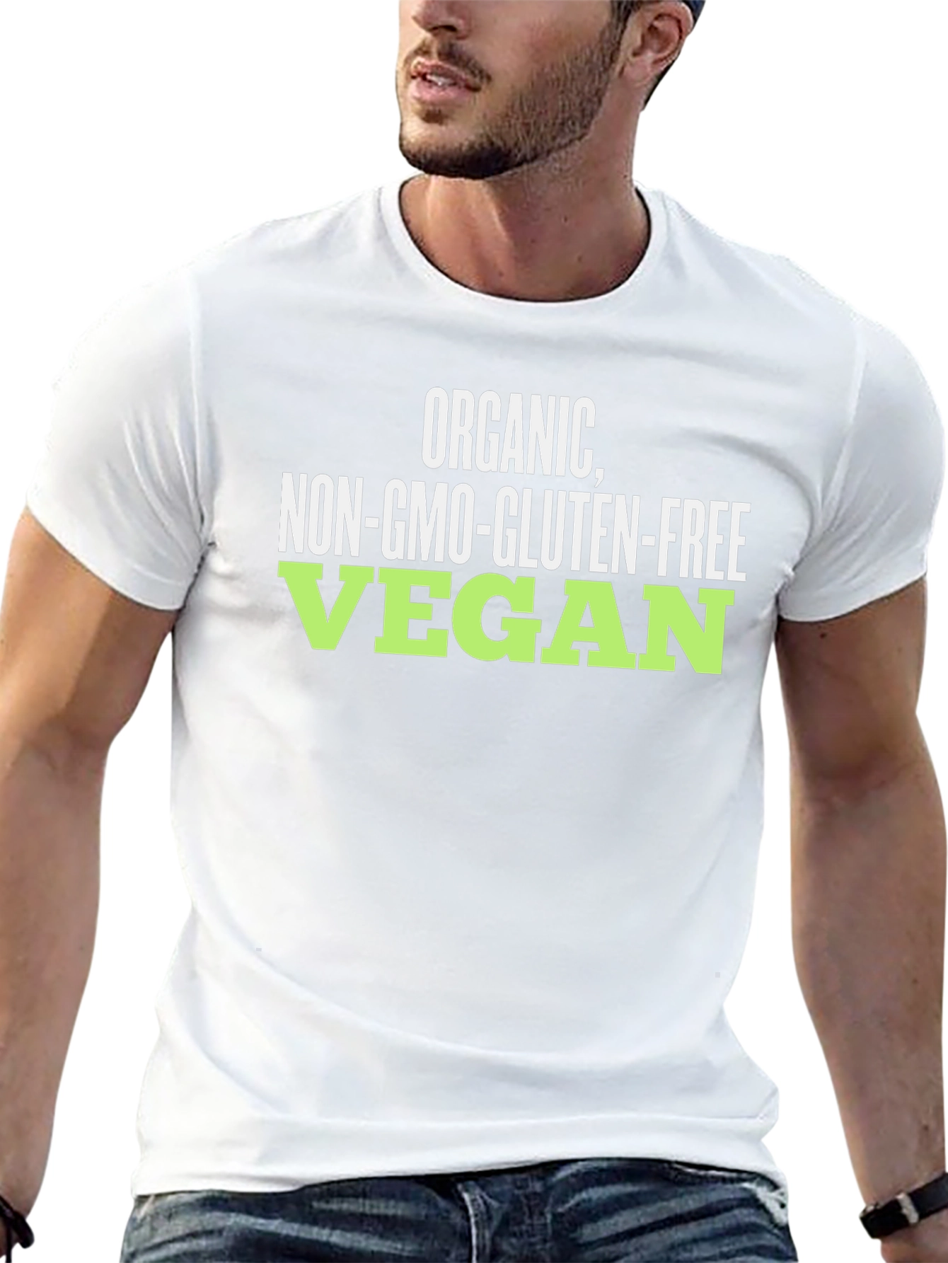 Organic Vegan T-Shirt - Non-GMO Gluten-Free