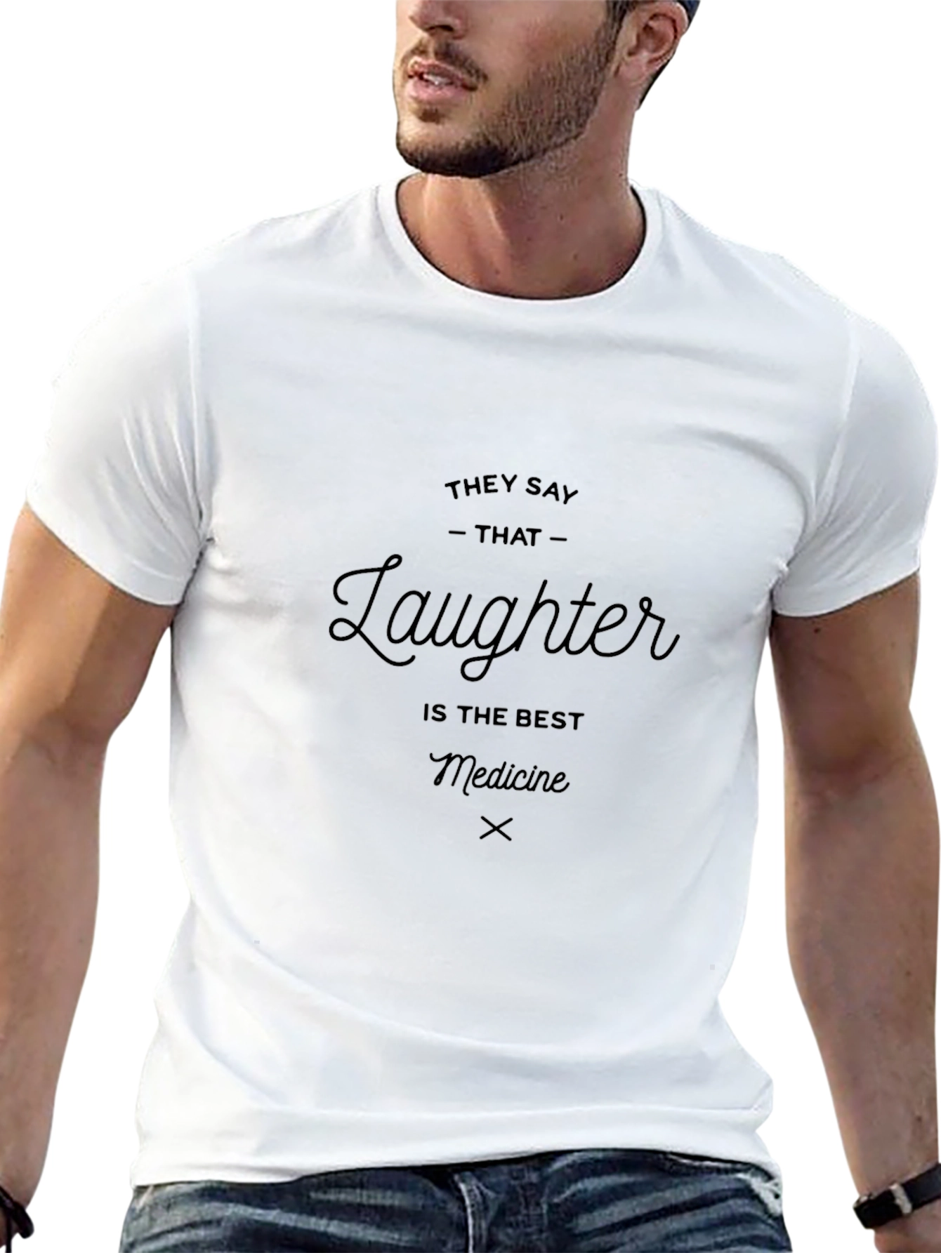 Laughter is The Best Medicine Graphic Tee
