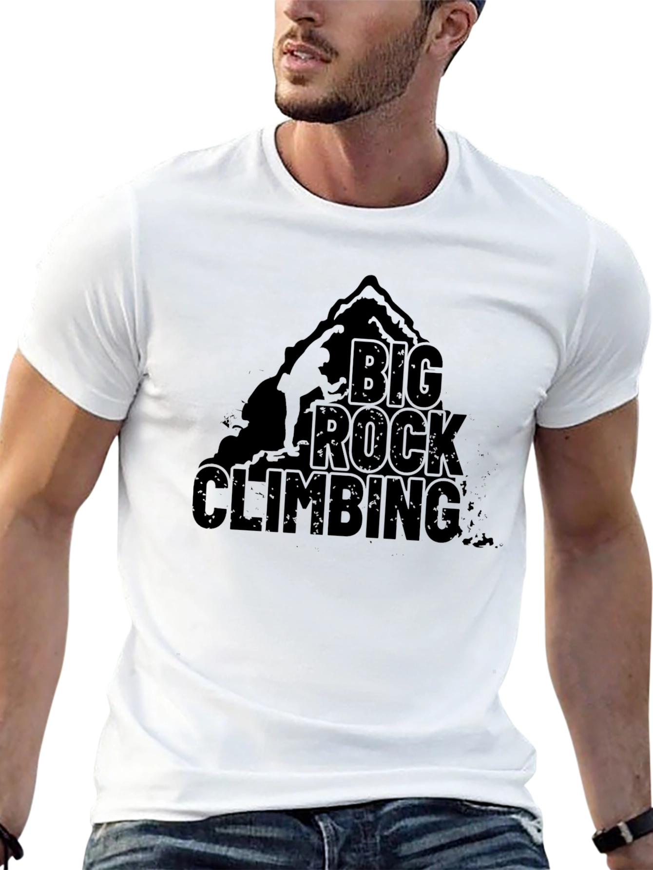 Big Rock Climbing T-Shirt - Mountain Adventure Tee