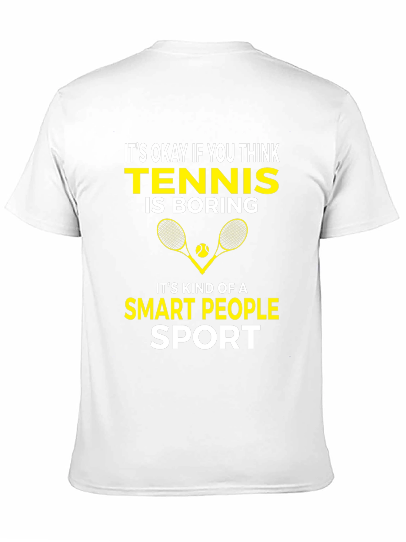 Tennis Smart People Sport Graphic T-Shirt