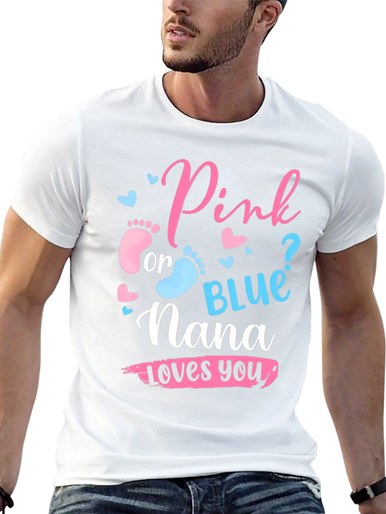 Pink or Blue Nana Loves You T-Shirt