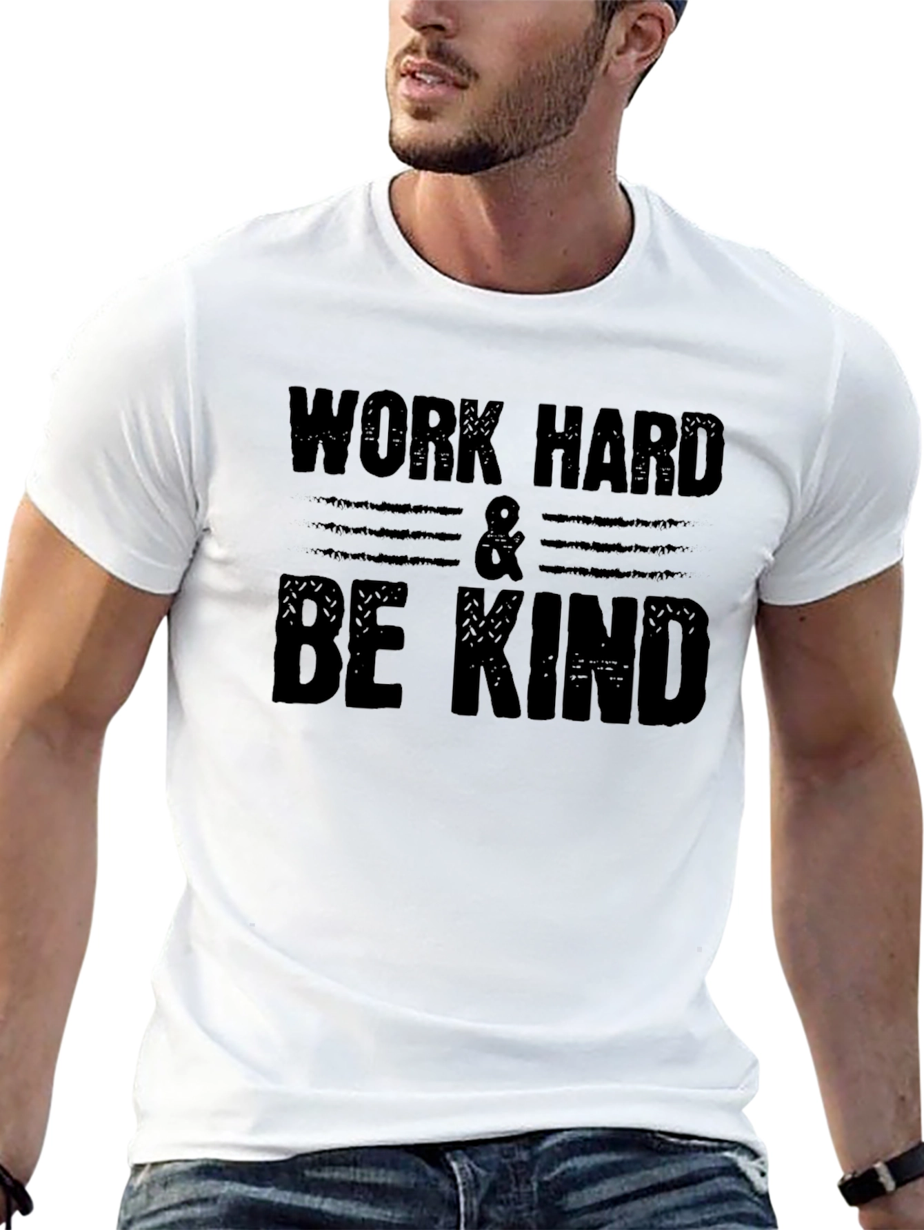 Work Hard & Be Kind Graphic T-Shirt