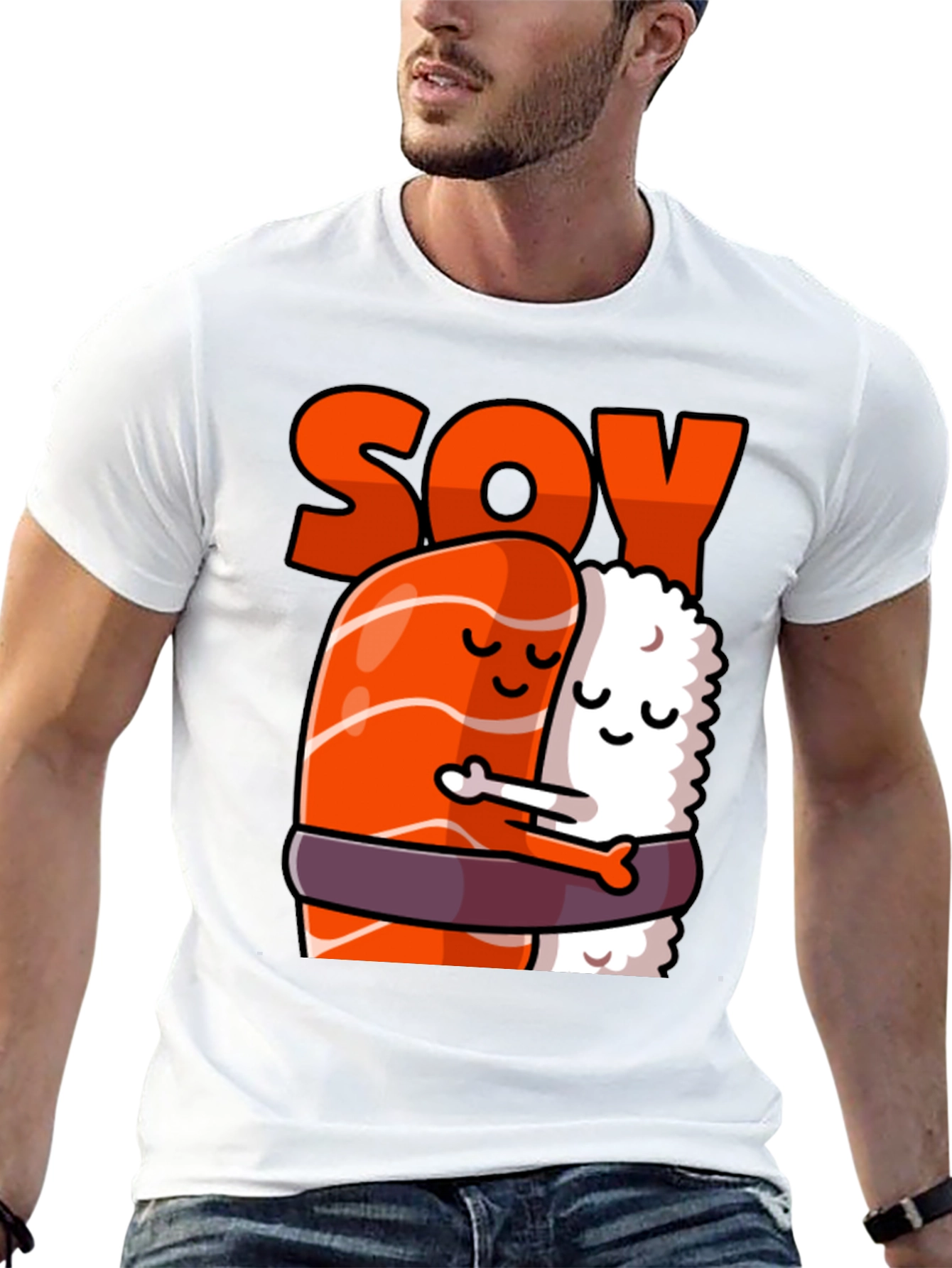 Sushi Soy Cute Couple Graphic T-Shirt