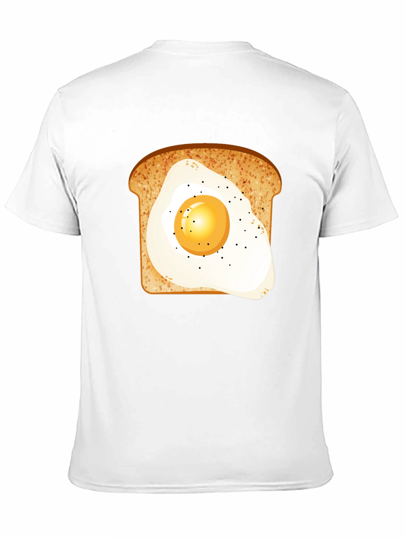 Breakfast Tee: Egg-on-Toast Graphic T-Shirt