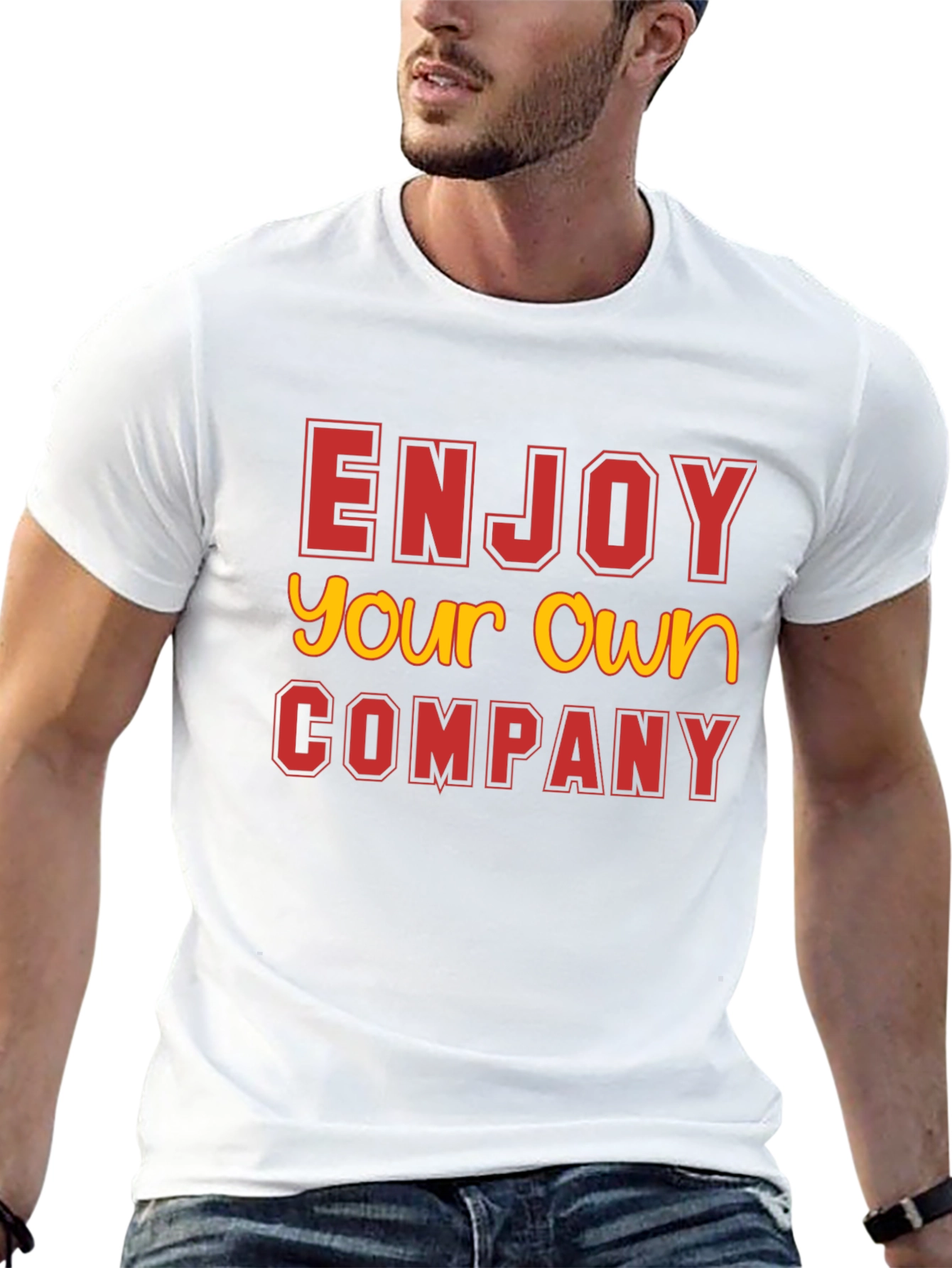 Enjoy Your Own Company Black T-Shirt