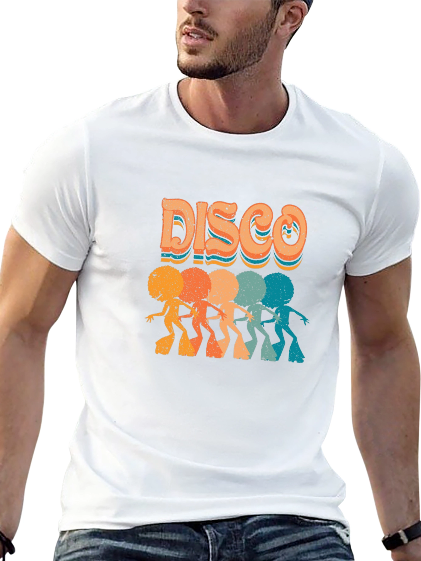 Retro Disco T-Shirt - Groovy Dance Design