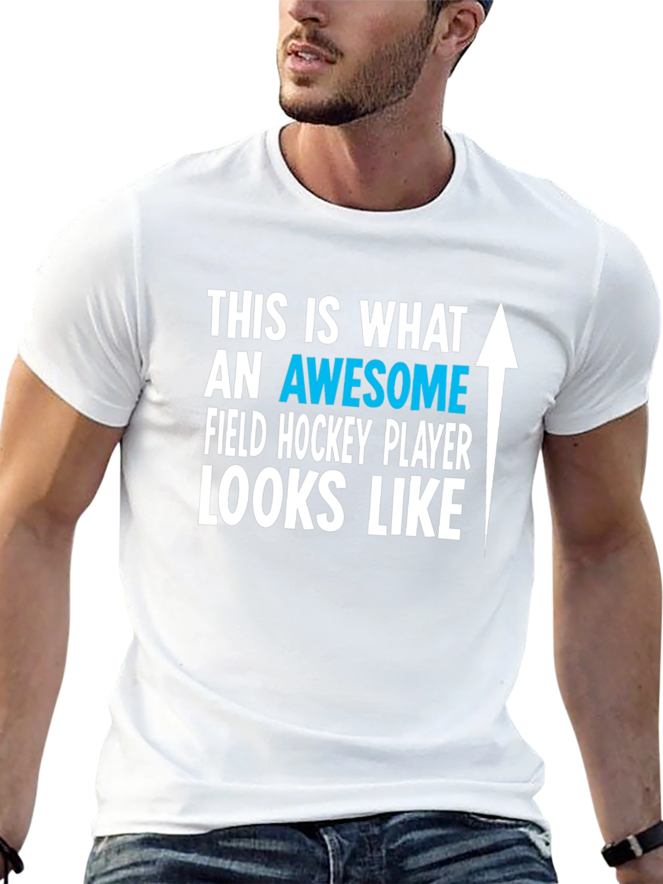 Awesome Field Hockey Player T-Shirt