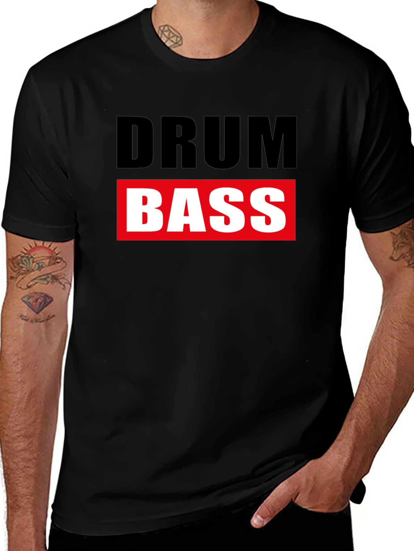 Drum & Bass T-Shirt - Music Lover Tee