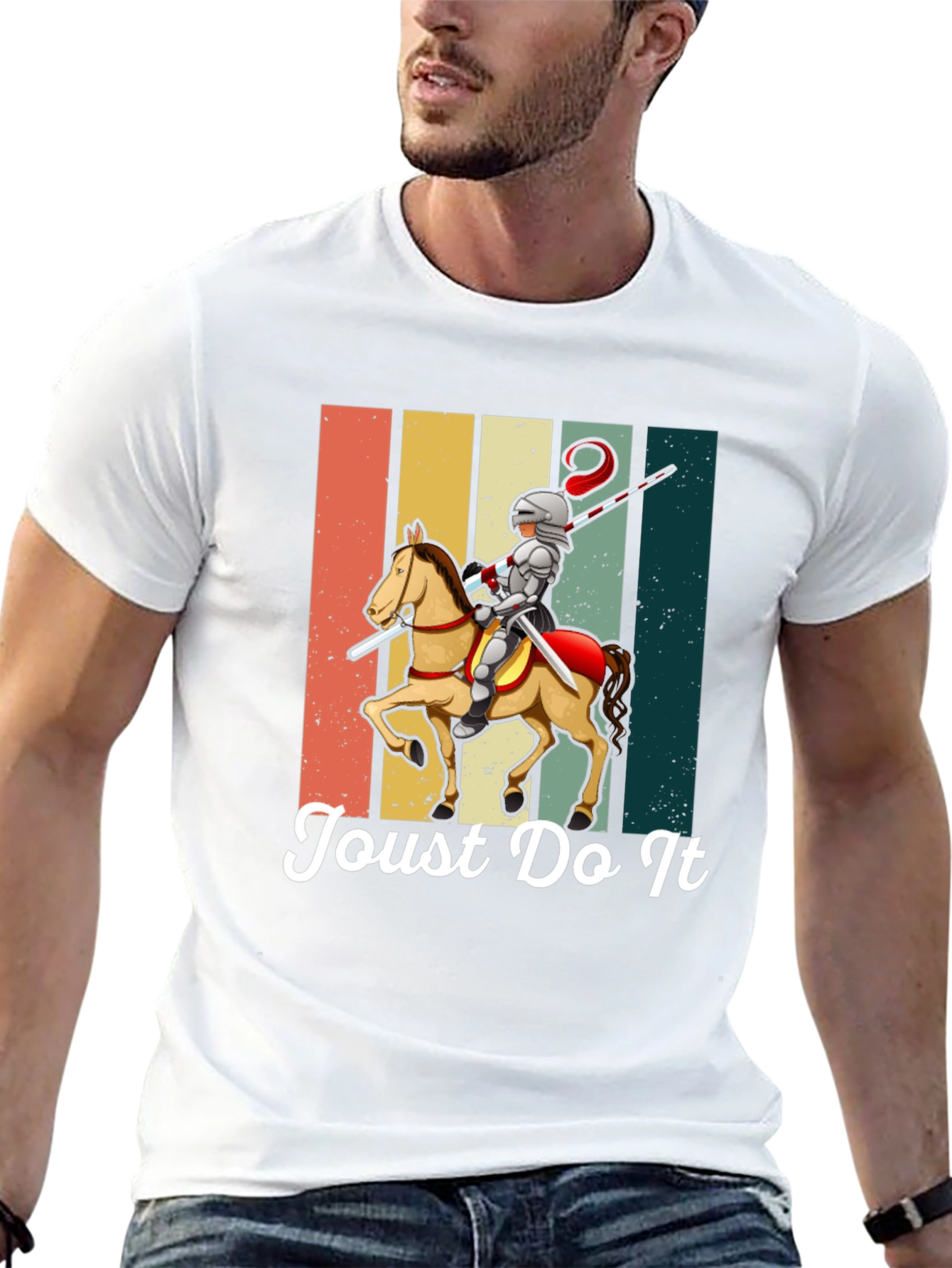 Joust Do It Knight T-Shirt - Medieval Humor