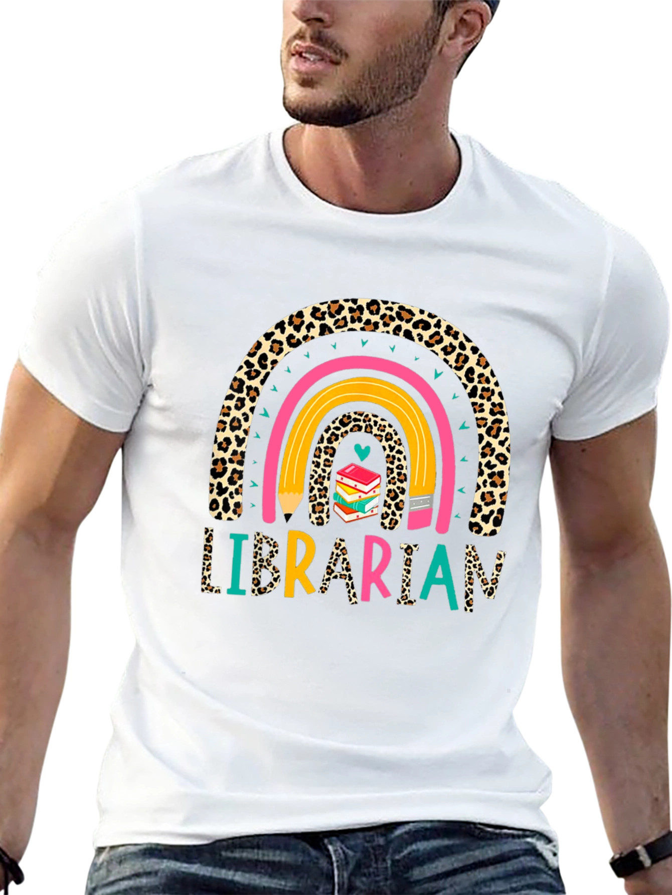 Librarian Rainbow T-Shirt